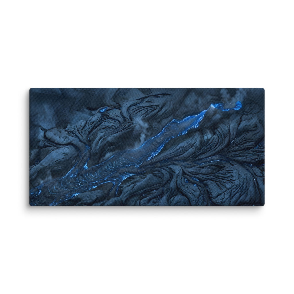Vent wall art product image as a canvas print in 16 x 32 inch large size