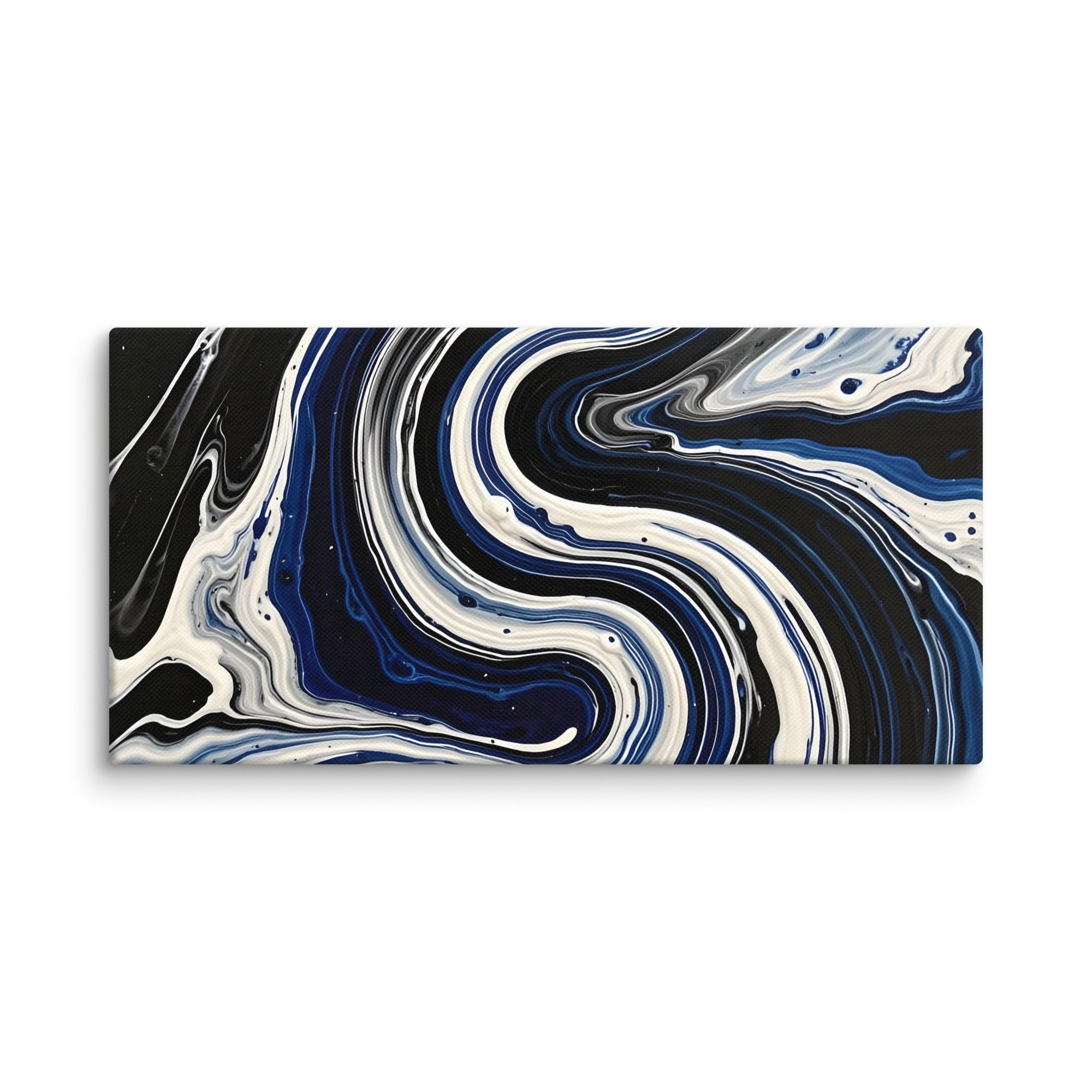 Midnight Surge wall art product image as a canvas print in 8 x 8 inch universal size