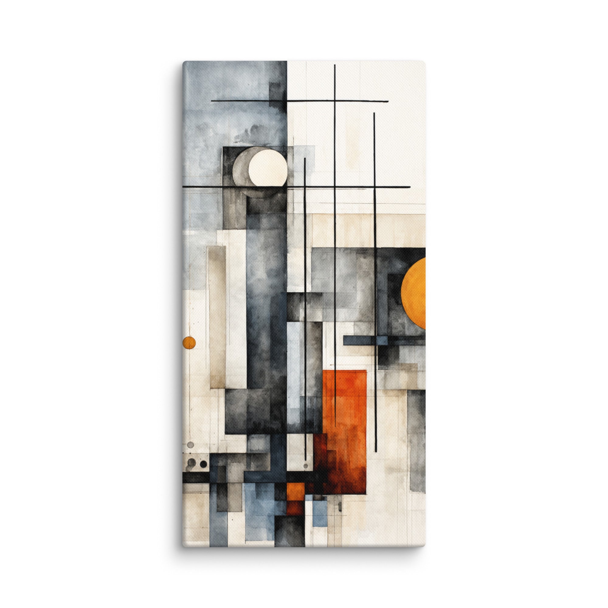 Girder wall art product image as a canvas print in 12 x 24 inch universal size