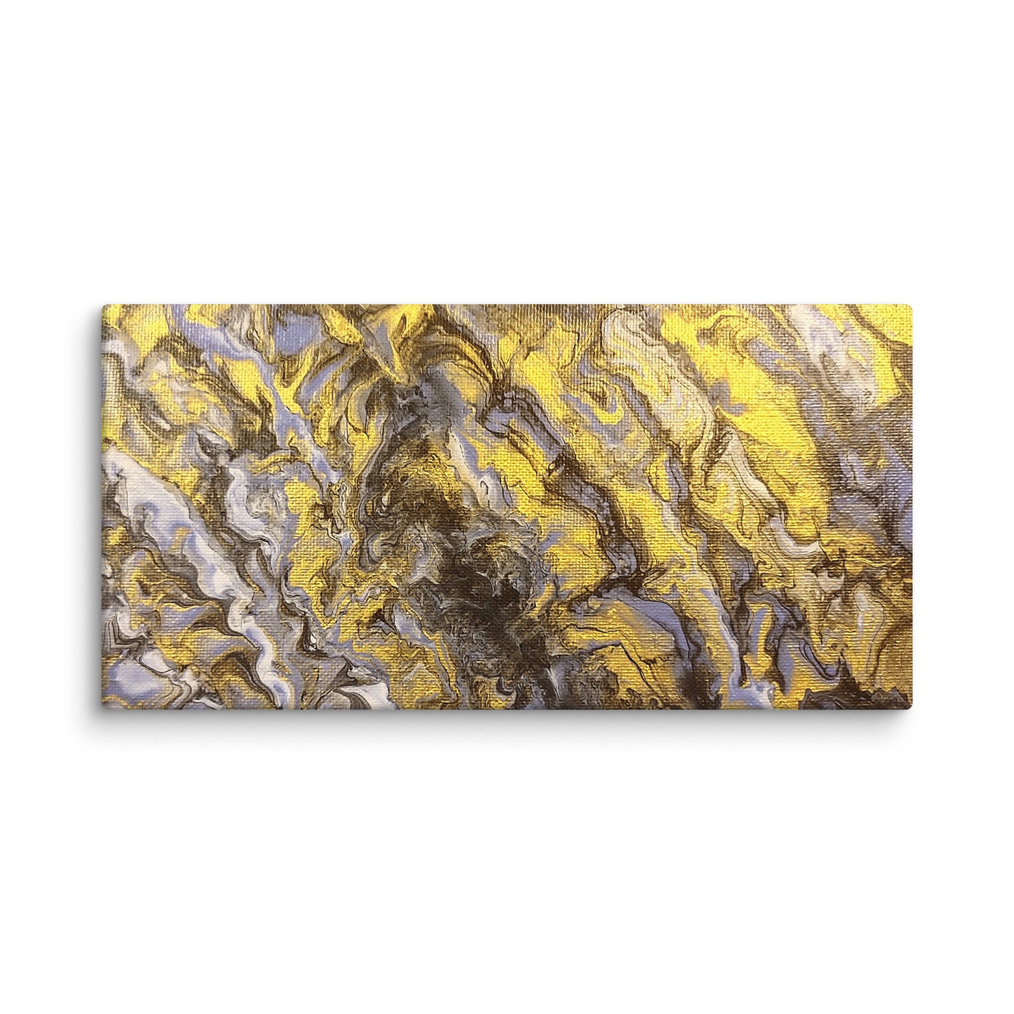 Gold Wave canvas print front-facing product image in 8 x 10 inch universal size
