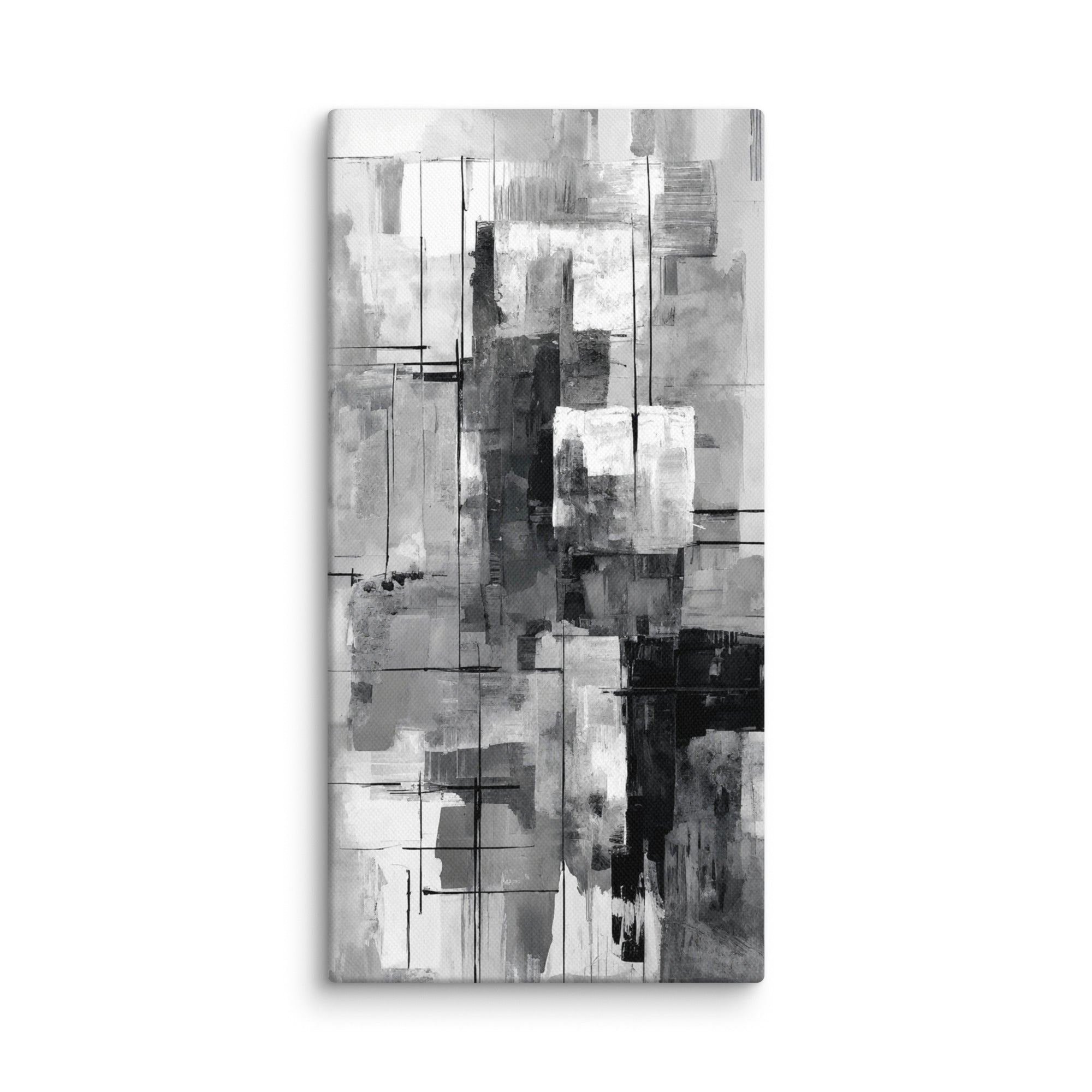 Align canvas print front-facing product image in 8 x 10 inch universal size