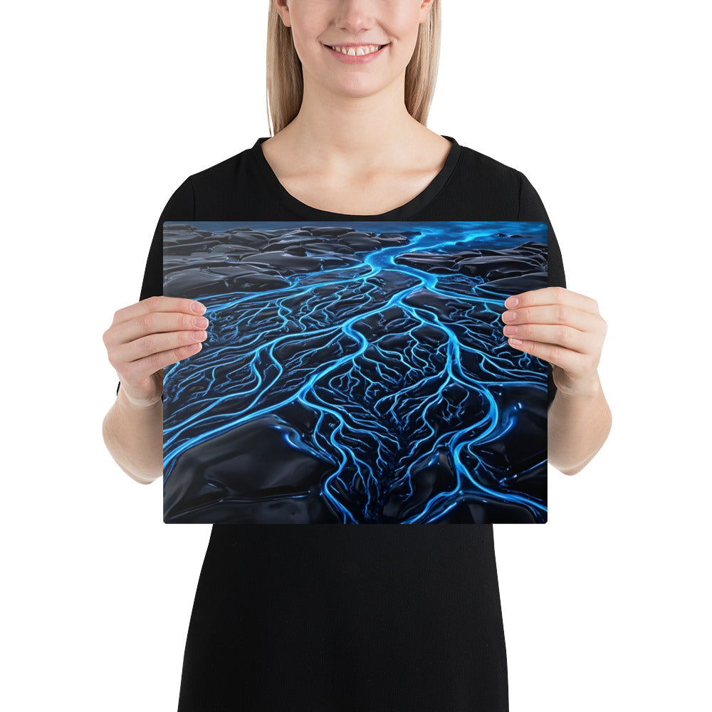 Caldera canvas print front-facing product image in 12 x 12 inch universal size