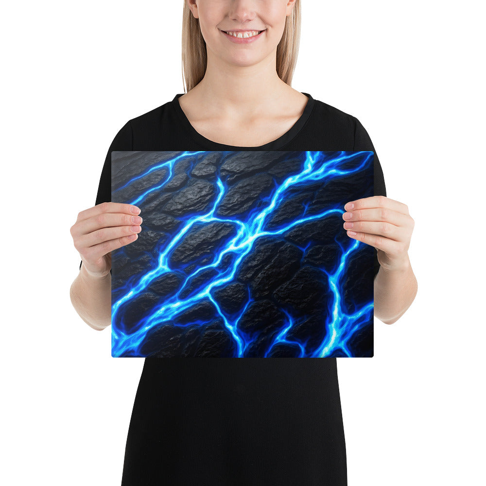 Fissure canvas print front-facing product image in 12 x 12 inch universal size