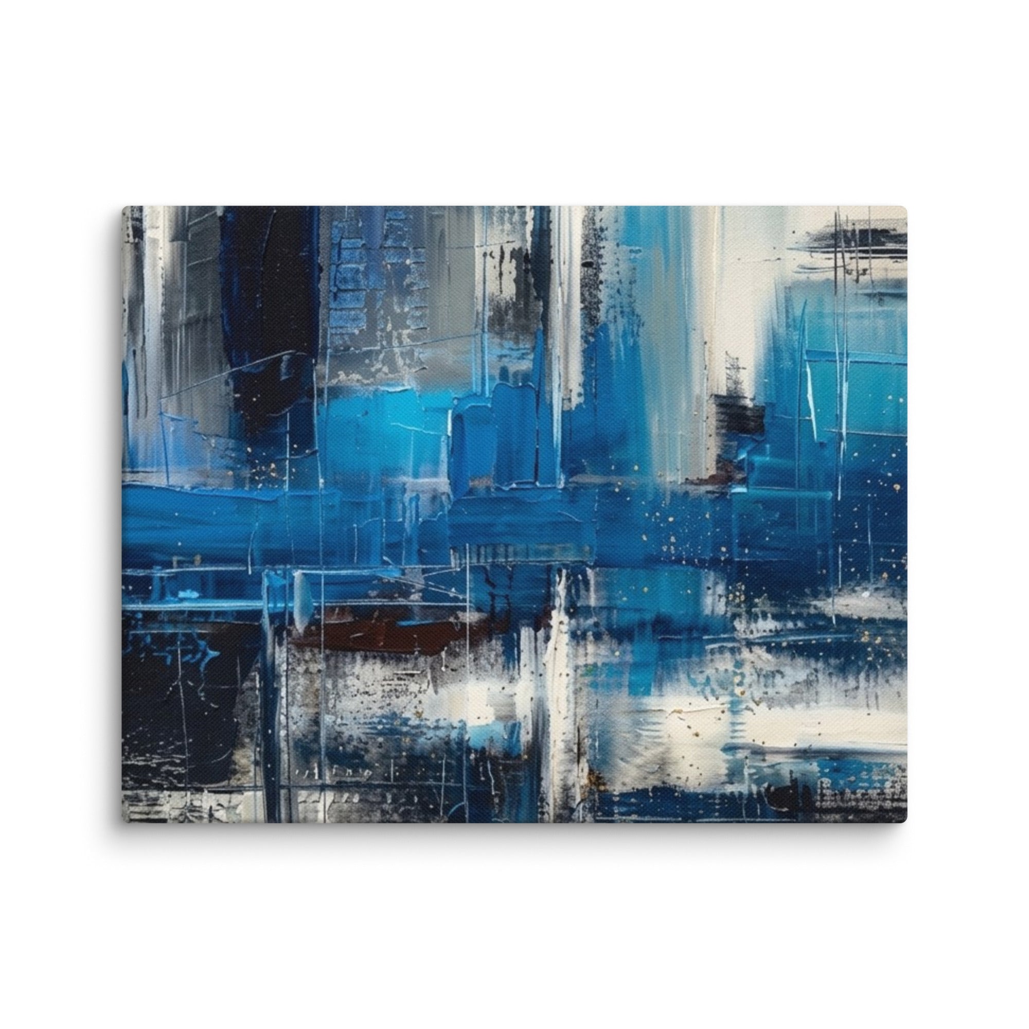 Isle canvas print shown in wall display view in 10 x 20 inch universal size