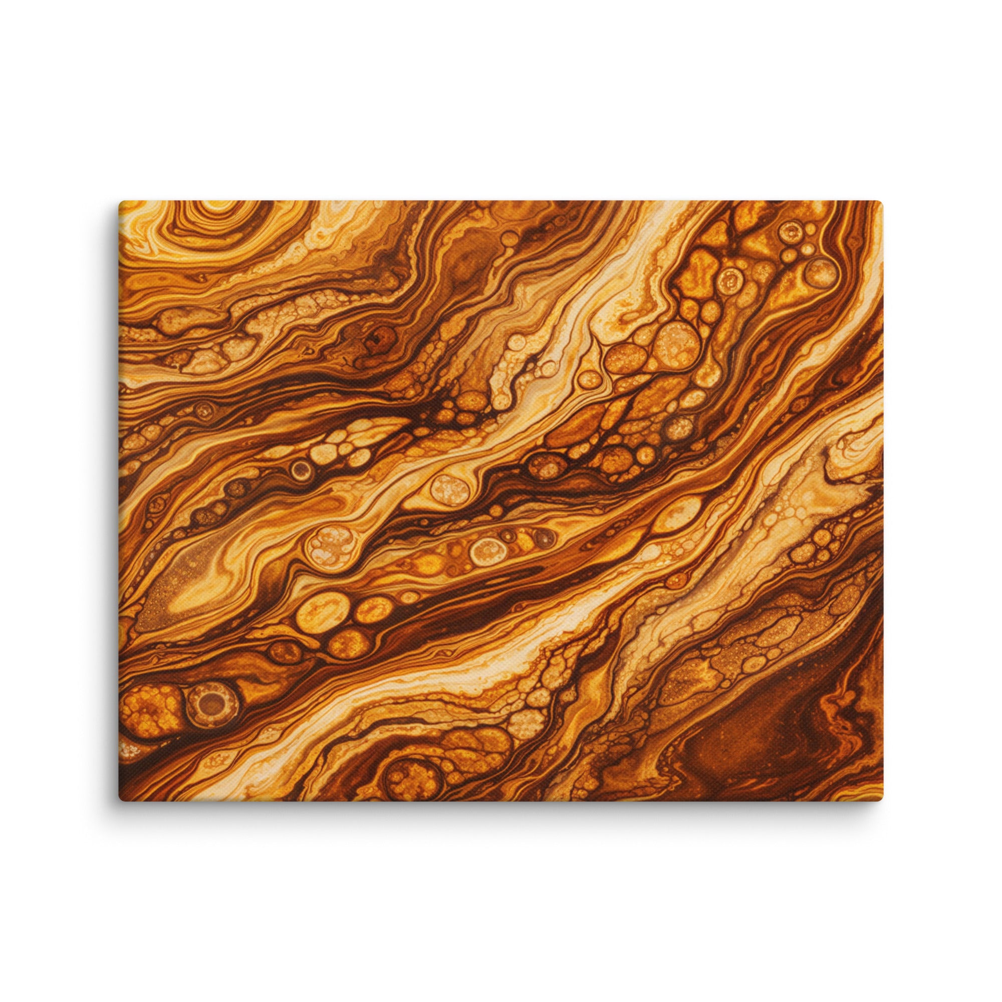 Molten Cells canvas print front-facing product image in 12 x 12 inch universal size