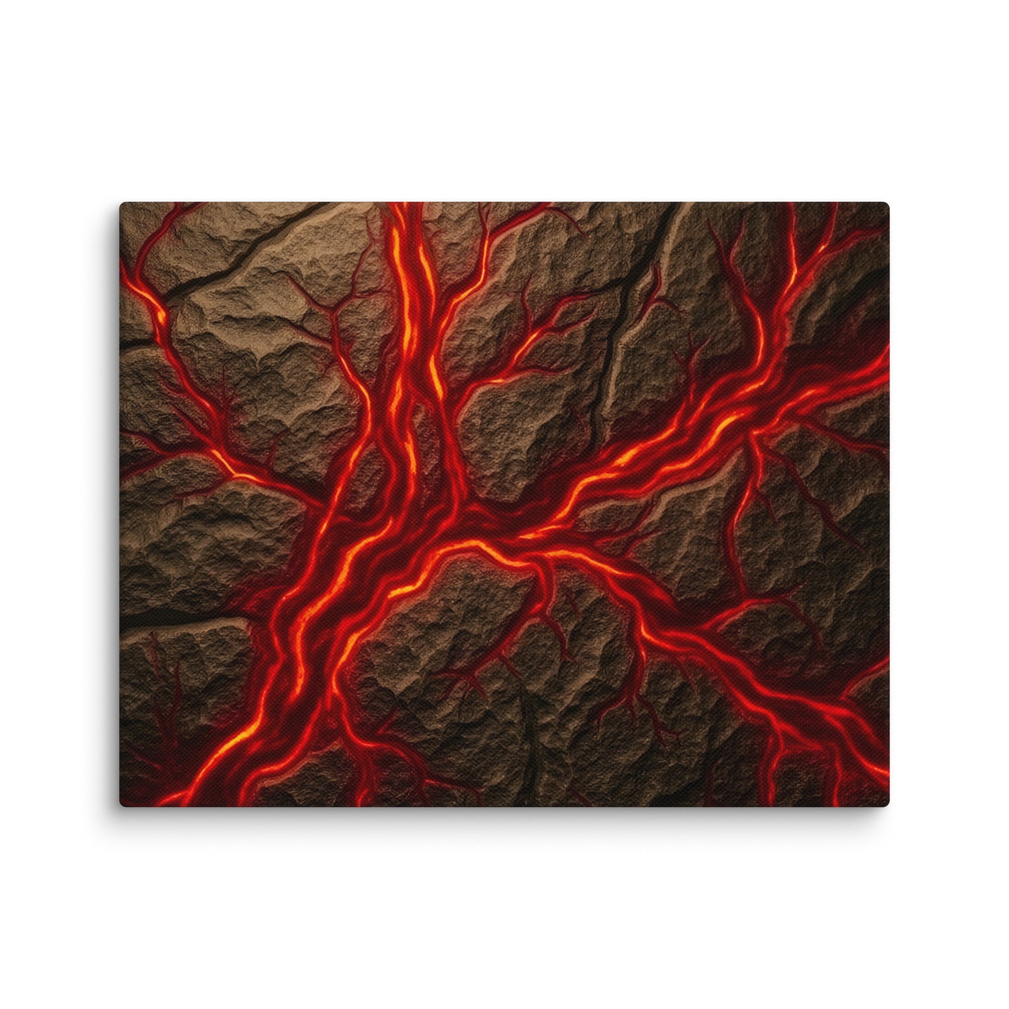 Magma canvas print front-facing product image in 12 x 12 inch universal size