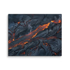Molten canvas print shown in wall display view in 10 x 20 inch universal size