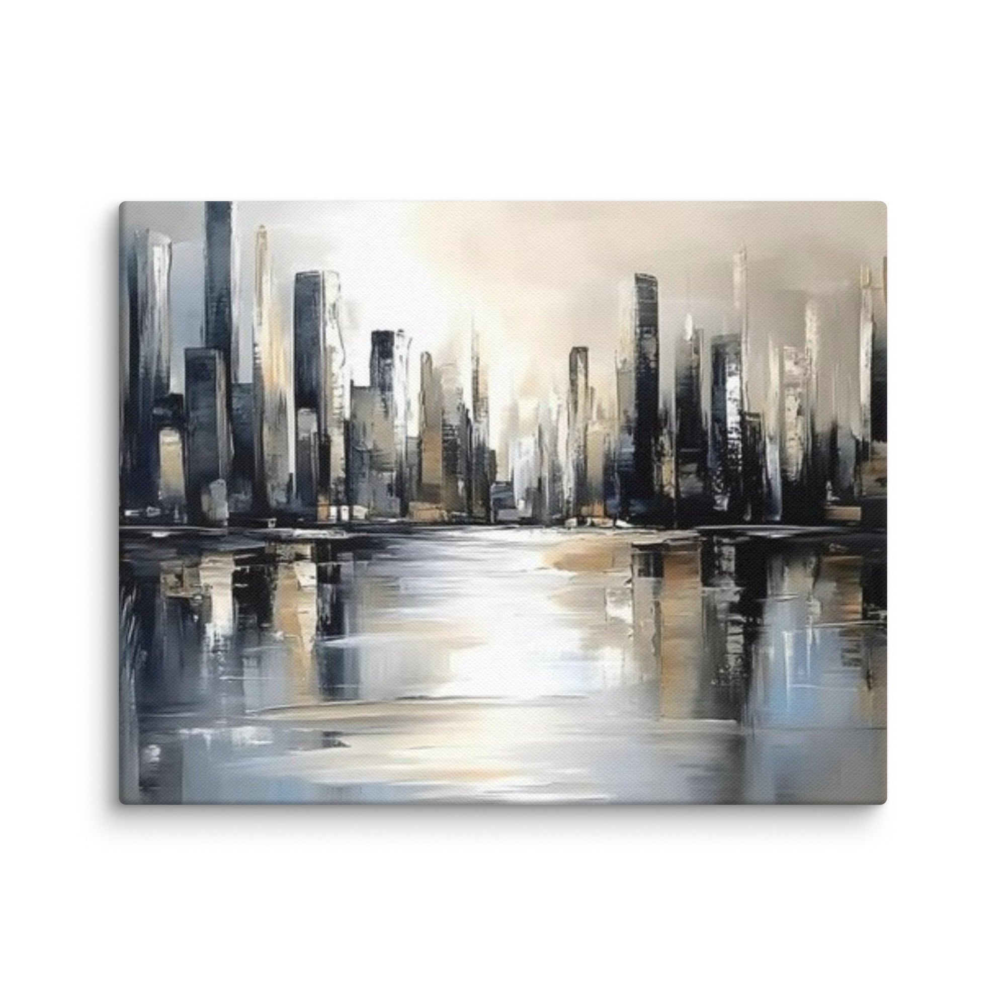 Sharps canvas print shown in wall display view in 6 x 6 inch universal size