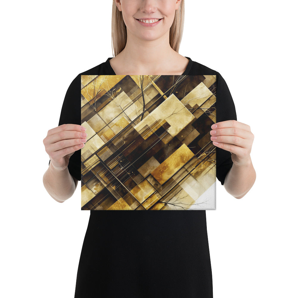 Helios framed canvas print shown in product view in 12 x 18 inch universal size