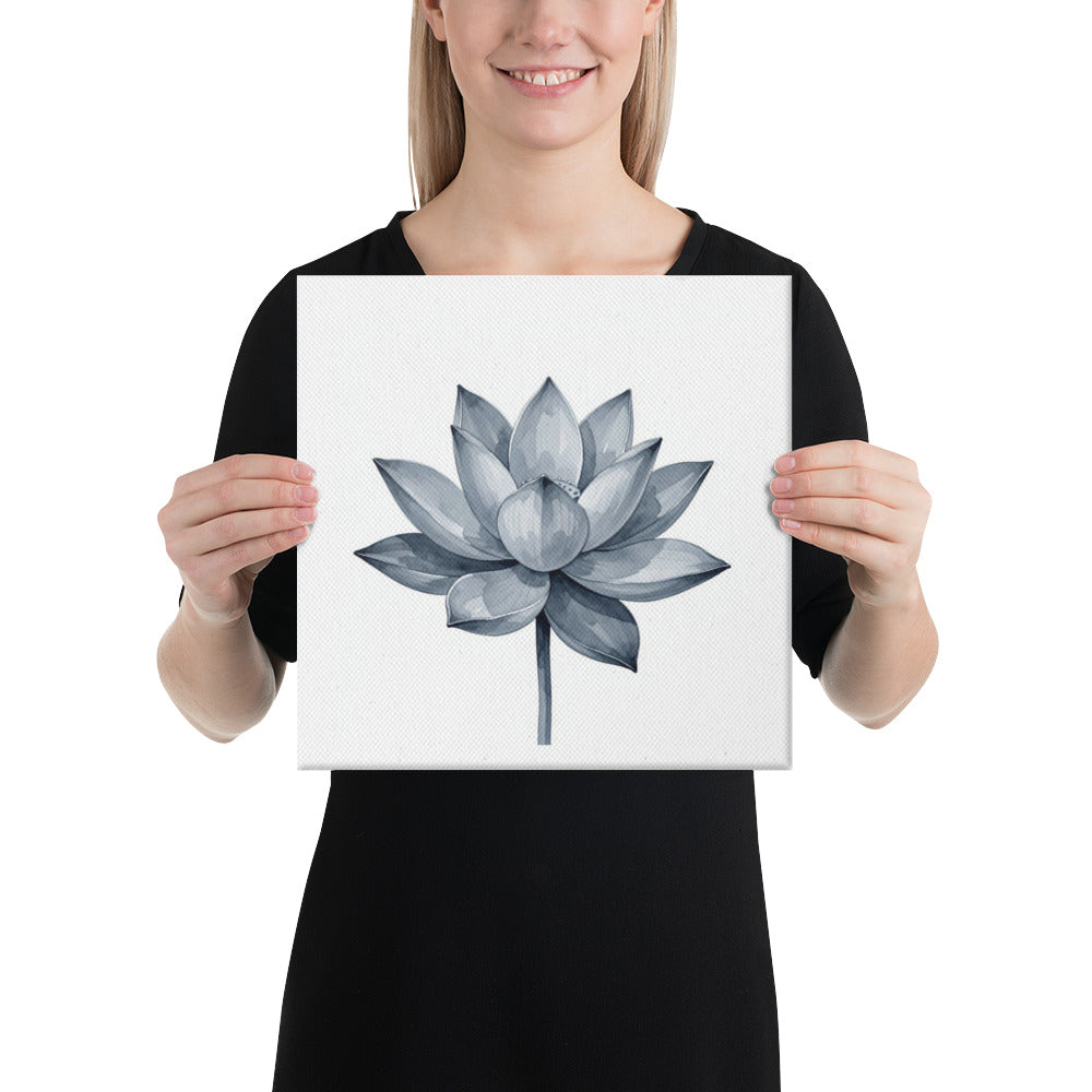 Slate IV canvas print product mockup in 16 x 16 inch universal size