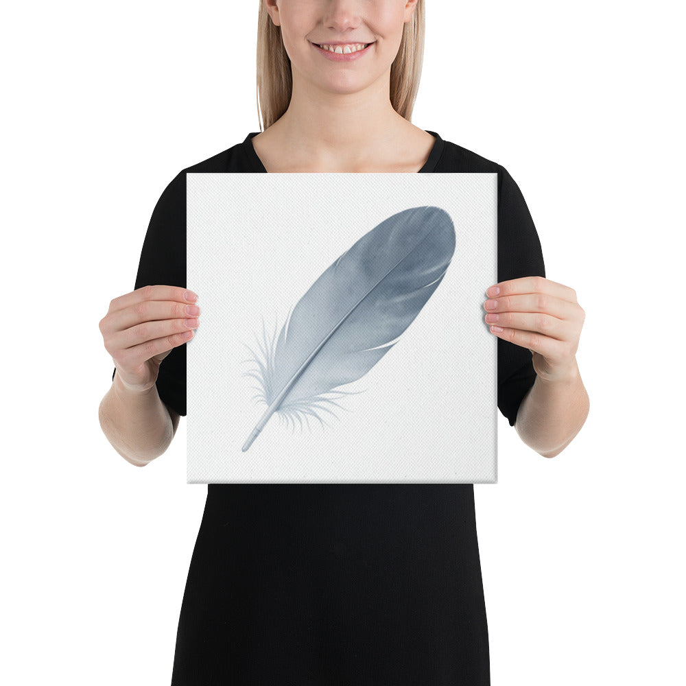 Slate VI canvas print product mockup in 16 x 16 inch universal size