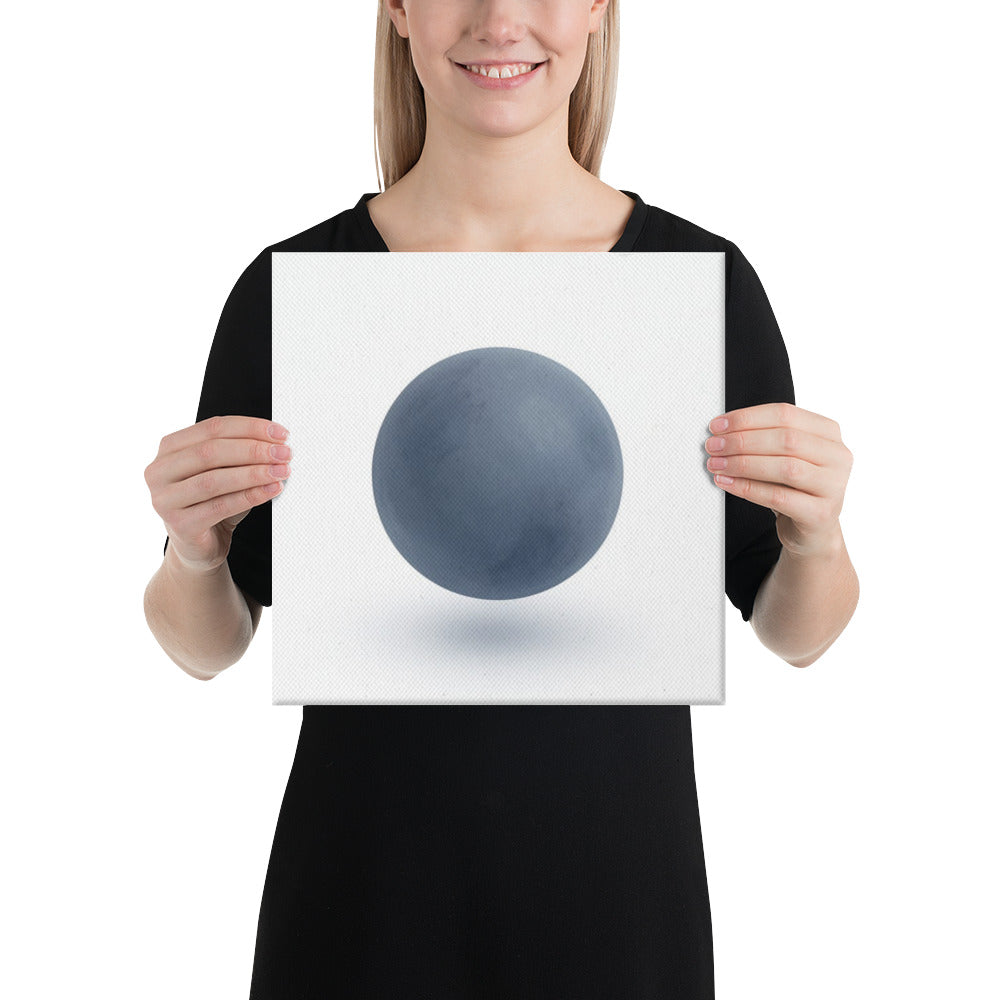 Slate VII canvas print product mockup in 14 x 14 inch universal size
