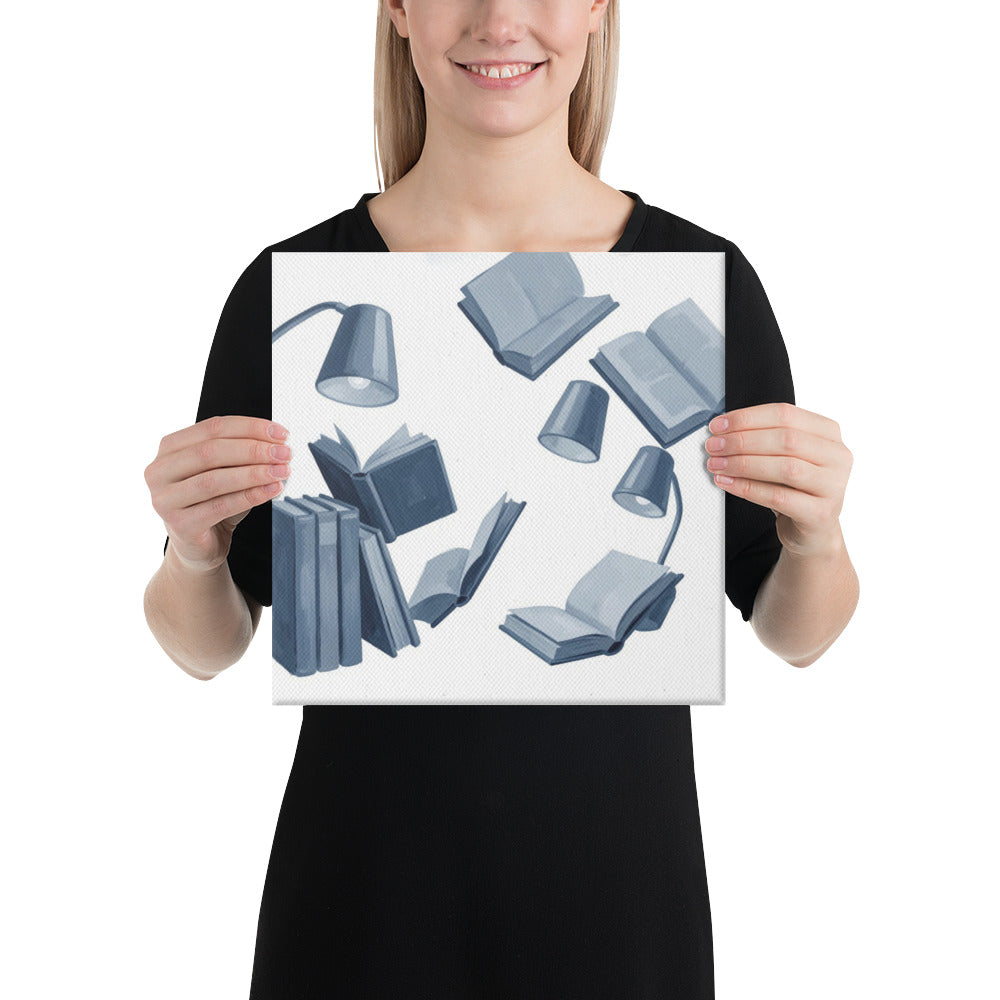 Slate X canvas print wall display image in 12 x 12 inch universal size