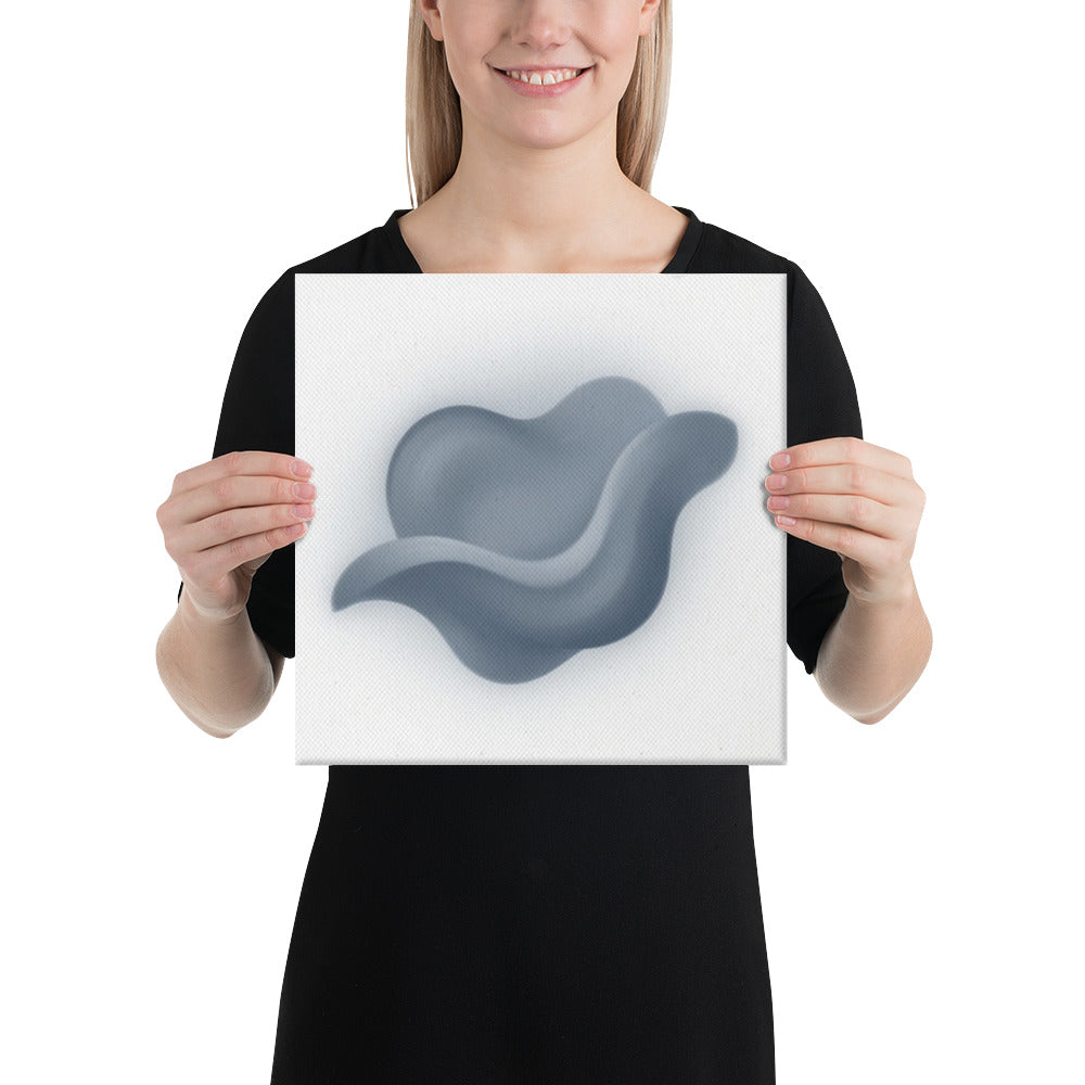 Slate XI canvas print product mockup in 16 x 16 inch universal size