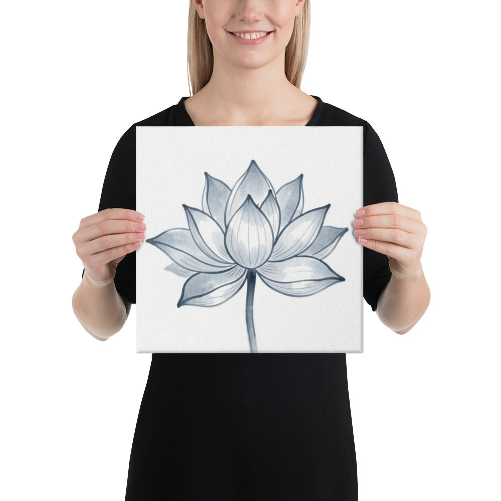 Slate XIX canvas print product mockup in 16 x 16 inch universal size