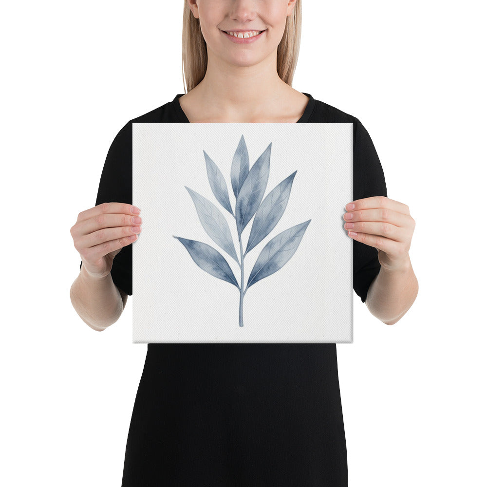 Slate XX canvas print product mockup in 16 x 16 inch universal size