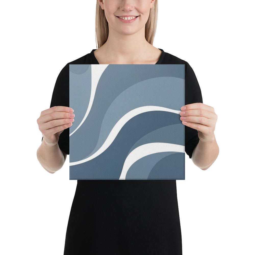 Slate XXV canvas print product mockup in 16 x 16 inch universal size