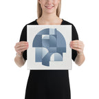 Slate XXVI canvas print product mockup in 16 x 16 inch universal size