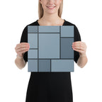 Slate XXIX canvas print product mockup in 16 x 16 inch universal size