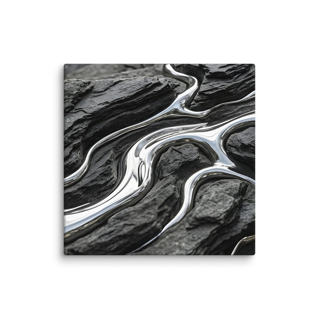Basalt canvas print front-facing product image in 30 x 40 inch statement piece