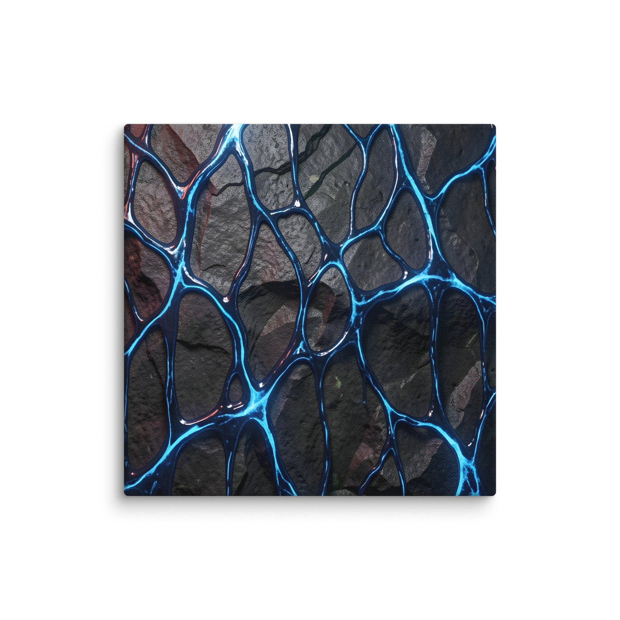 Magmatic canvas print product mockup in 32 x 32 inch statement piece