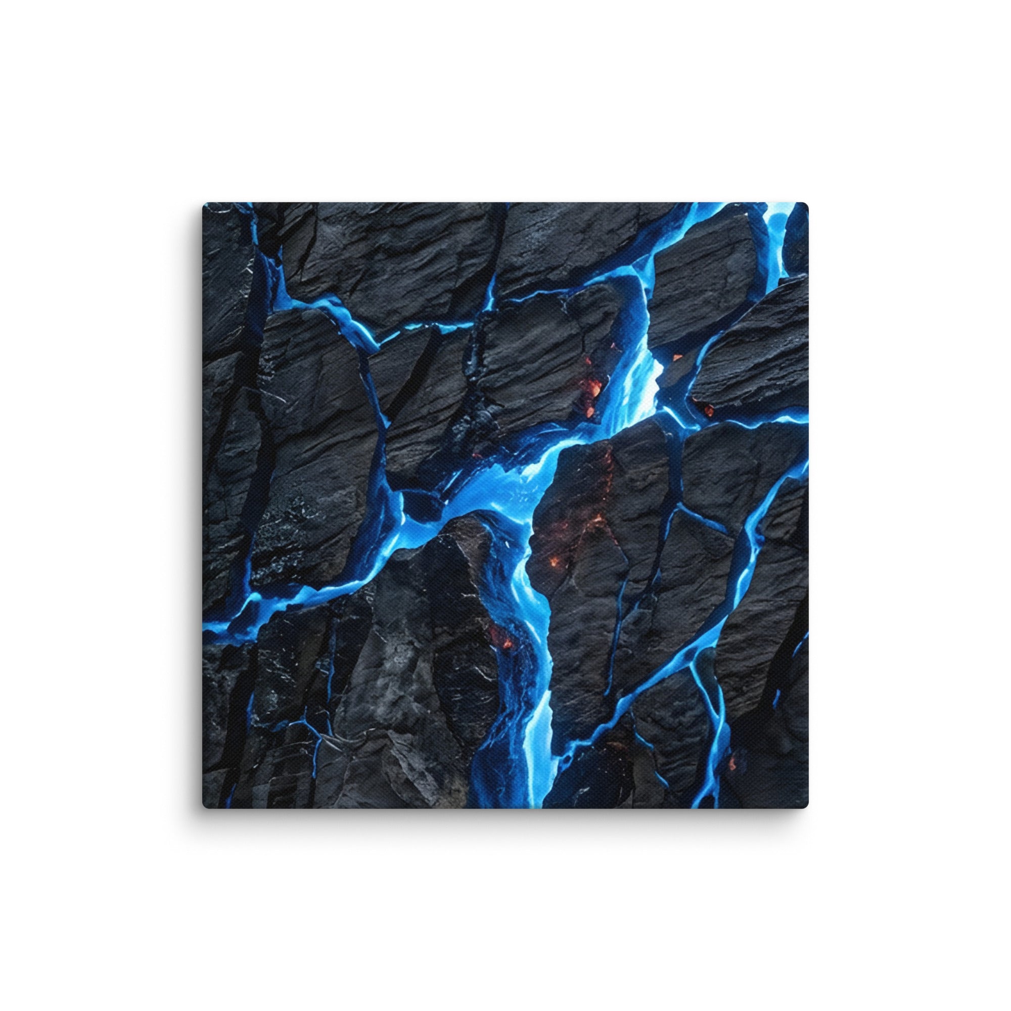 Xenolith canvas print product view in 32 x 48 inch statement piece