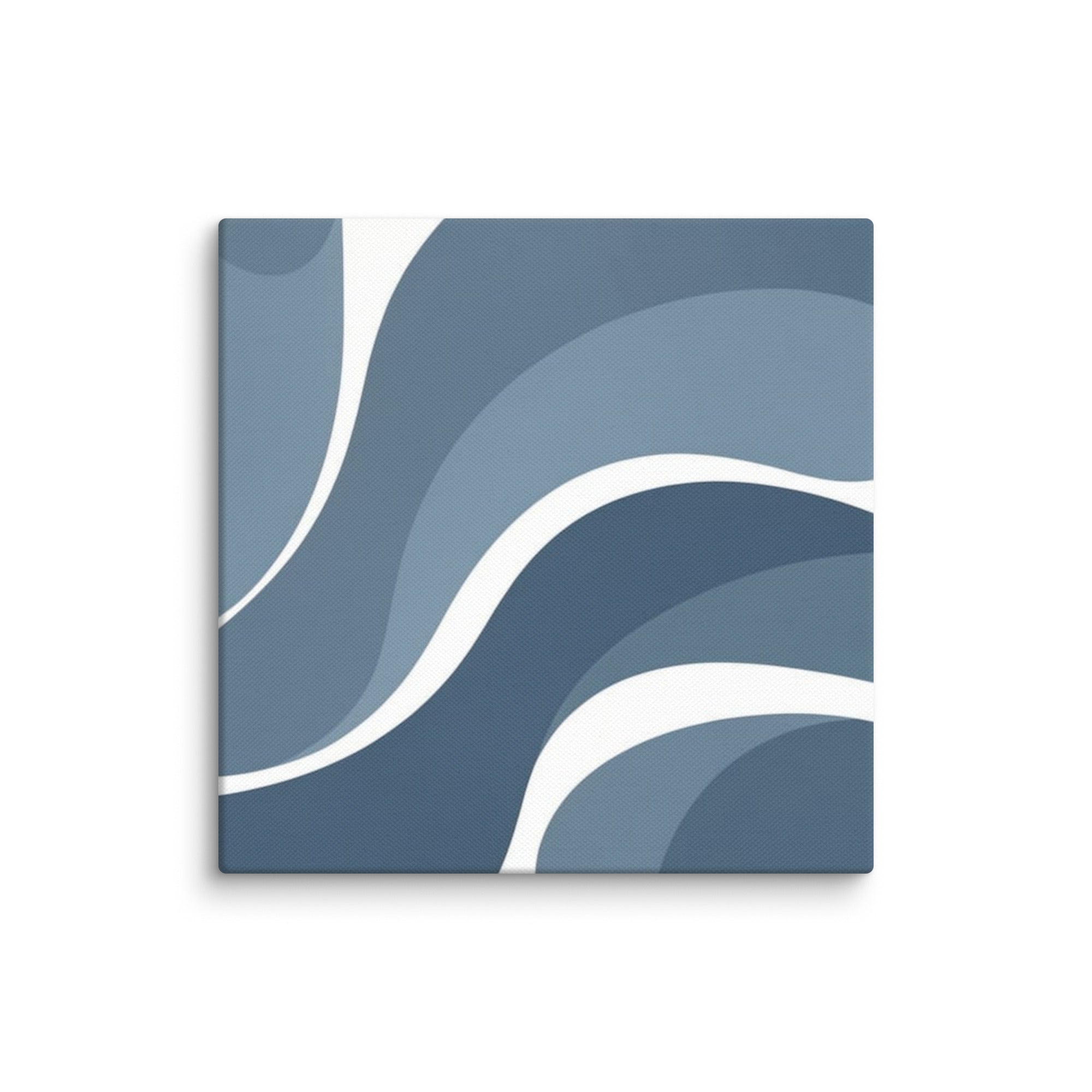 Slate XXV canvas print shown in wall display view in 6 x 6 inch universal size