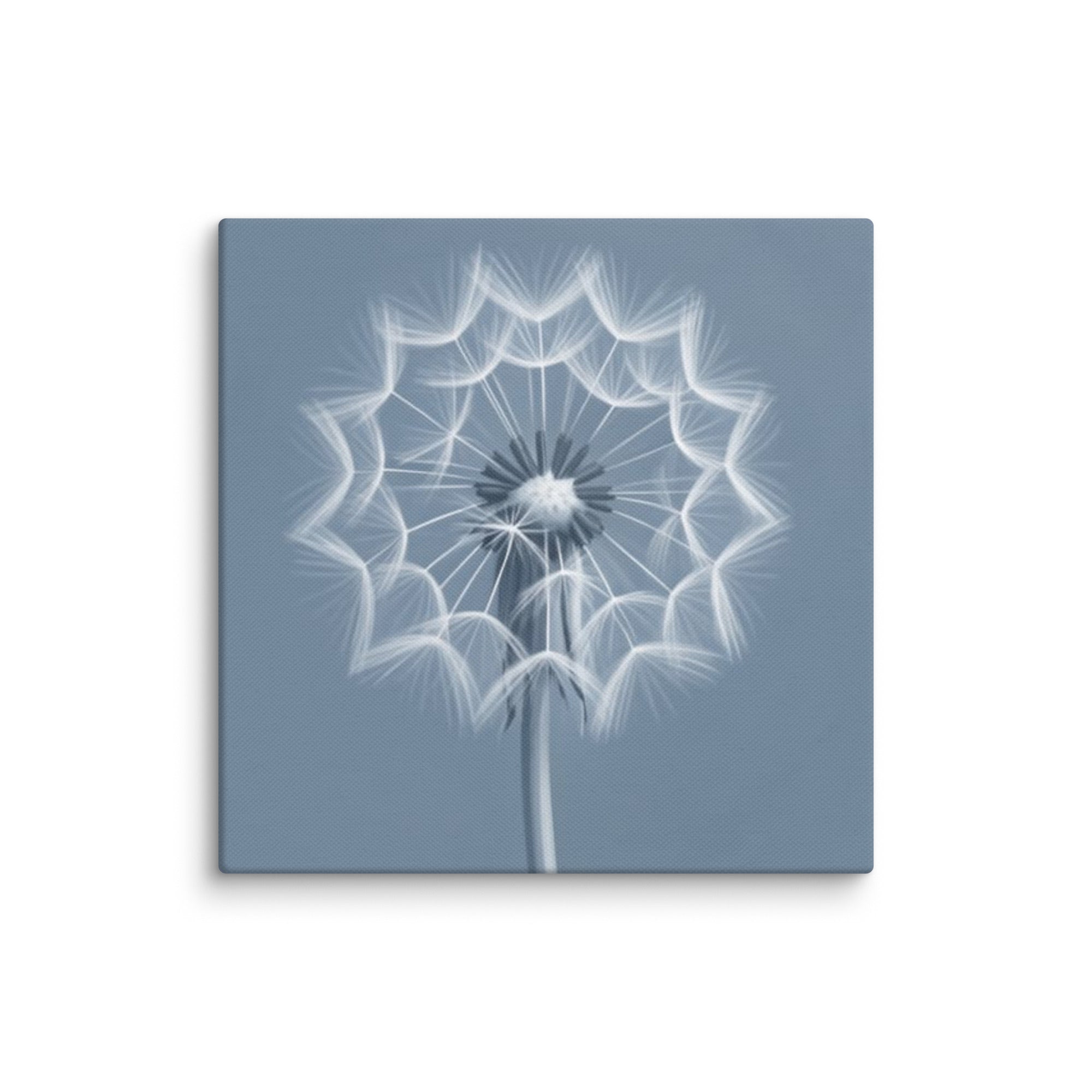 Slate XXVII canvas print shown in wall display view in 6 x 6 inch universal size