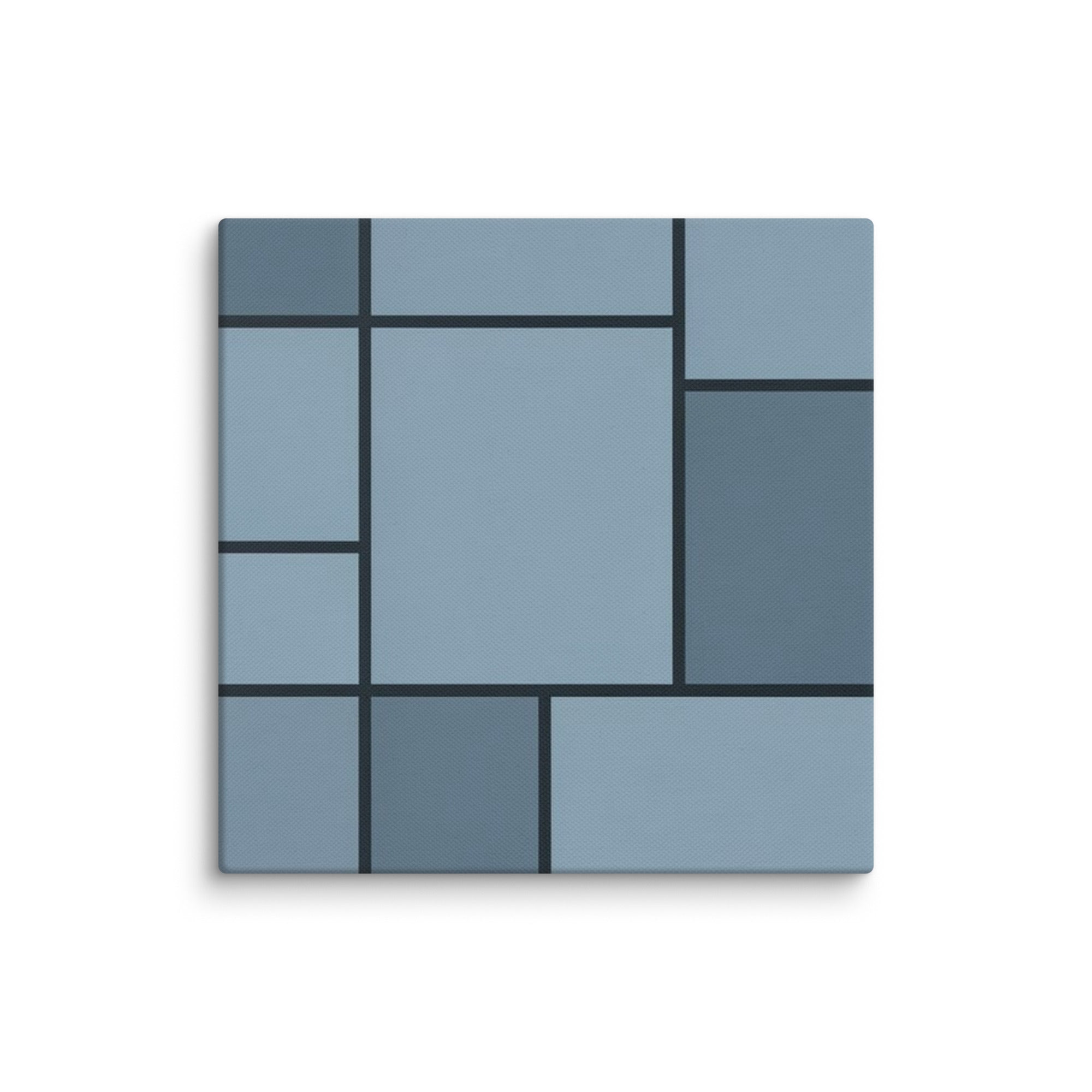Slate XXIX canvas print shown in wall display view in 6 x 6 inch universal size