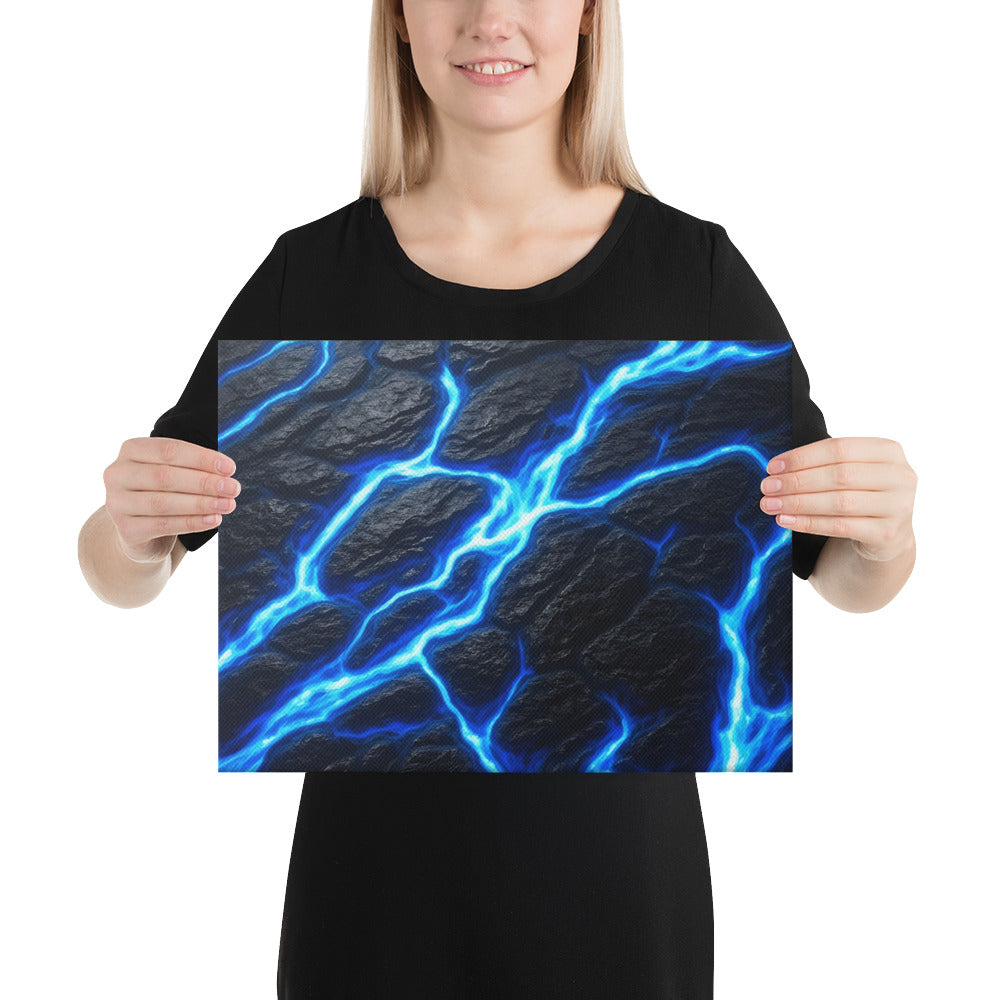 Fissure canvas print product view in 12 x 24 inch universal size