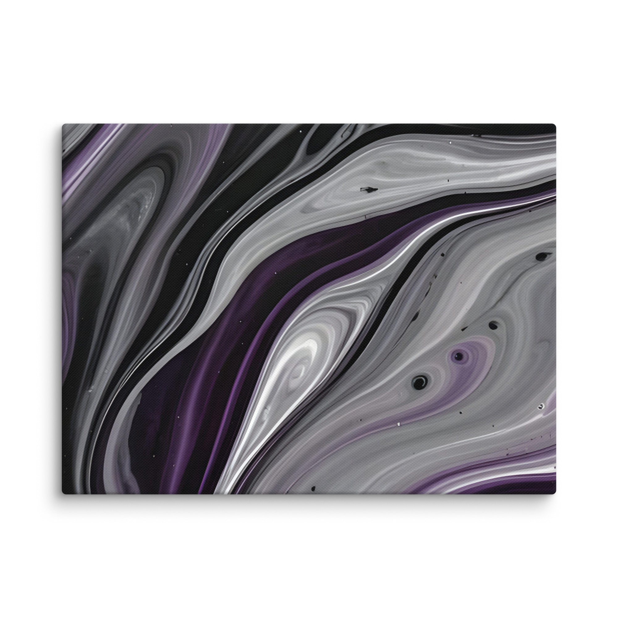 Amethyst Flow wall art product image as a canvas print in 32 x 48 inch statement piece