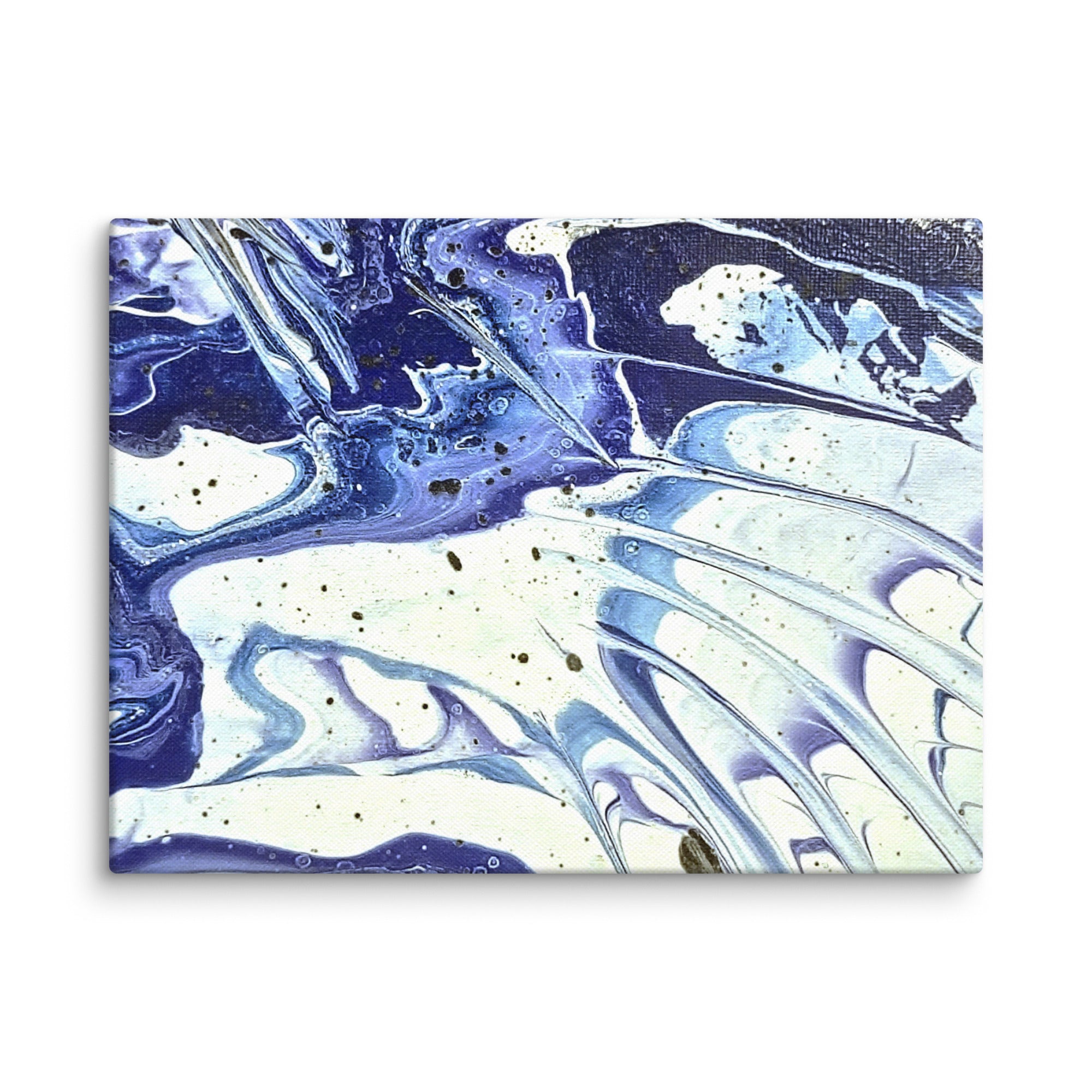 Cobalt wall art product image as a canvas print in 32 x 48 inch statement piece