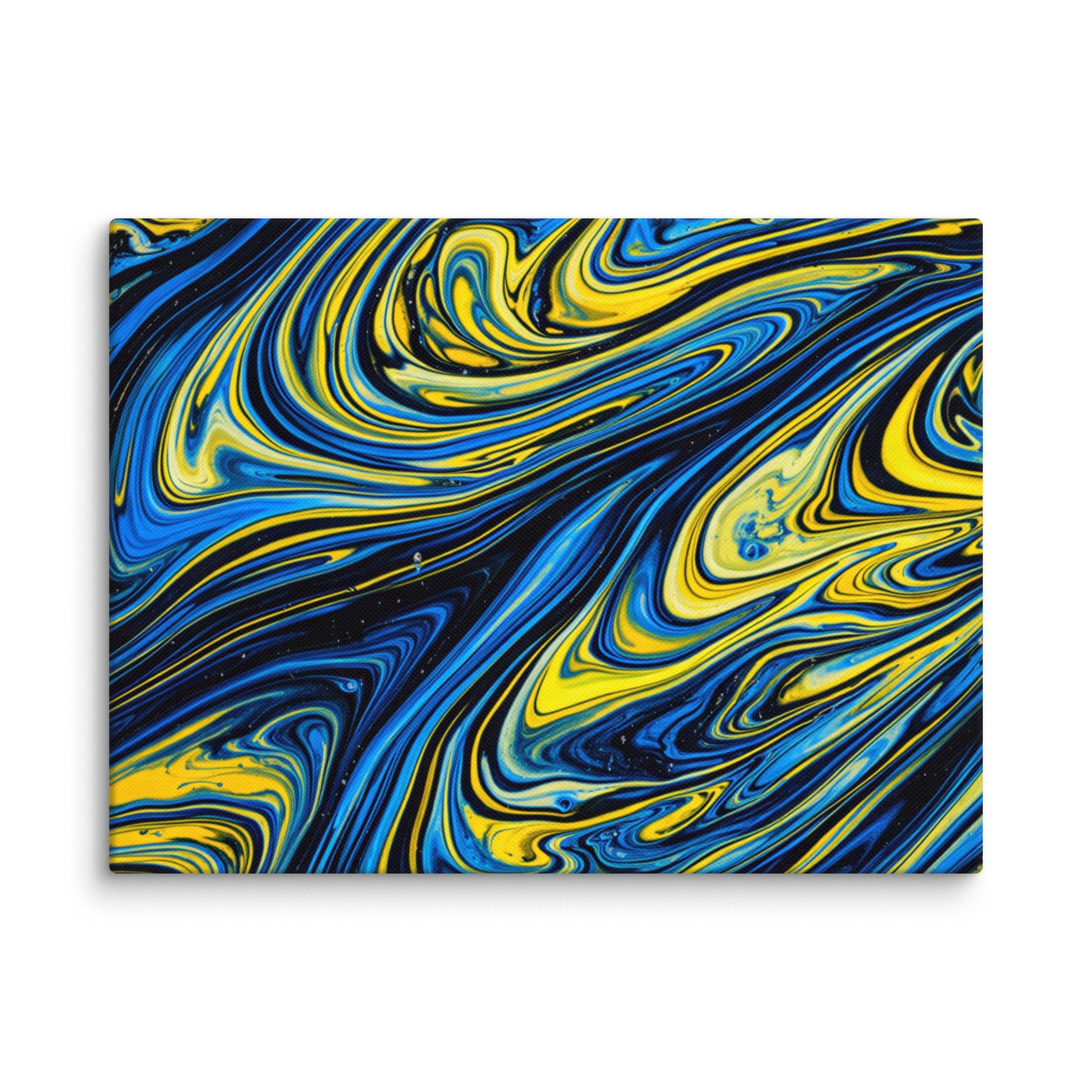 Coral canvas print product mockup in 32 x 48 inch statement piece