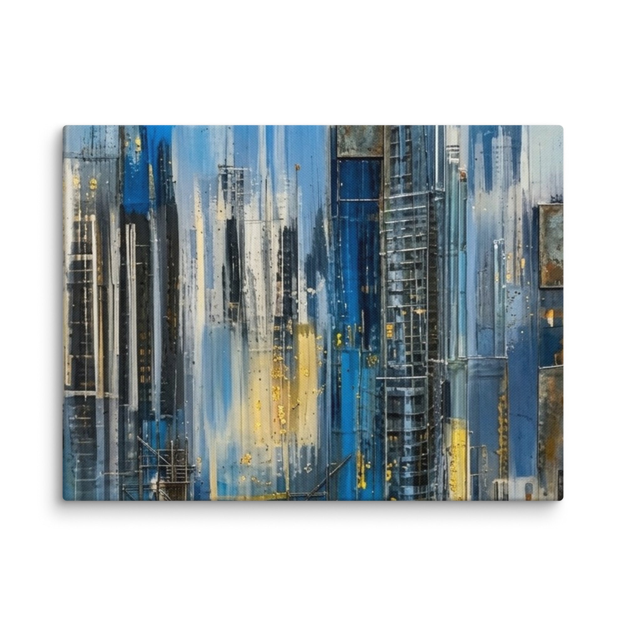 Facade canvas print front-facing product image in 32 x 32 inch statement piece