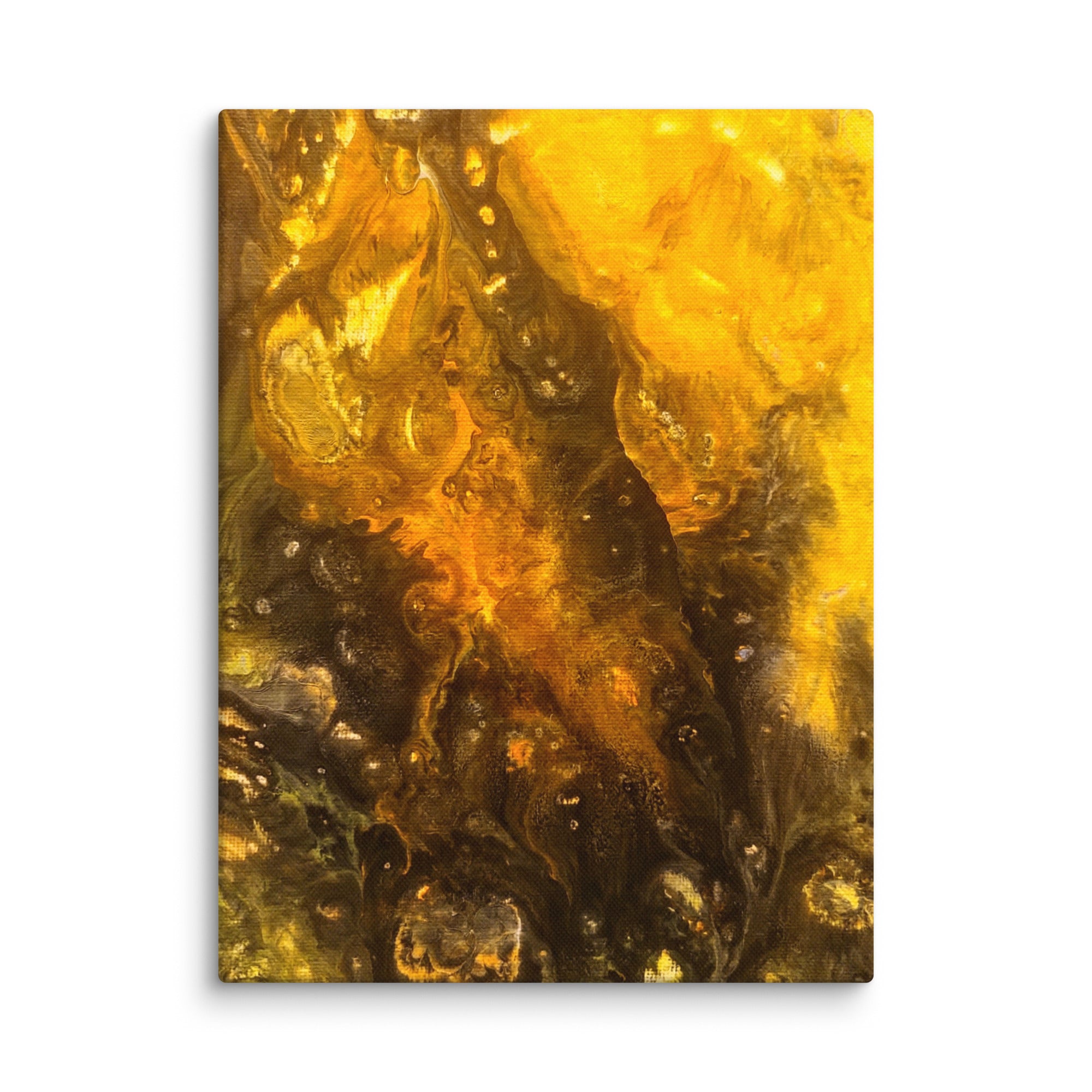 Flame canvas print product view in 32 x 48 inch statement piece