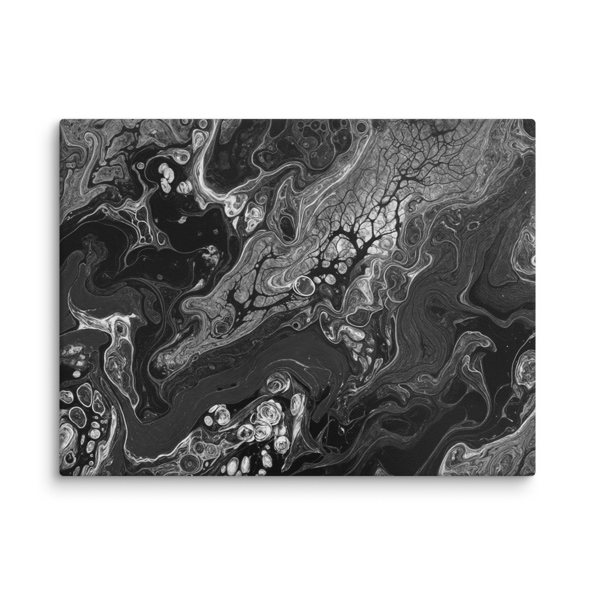 Dark Matter wall art product image as a canvas print in 32 x 48 inch statement piece