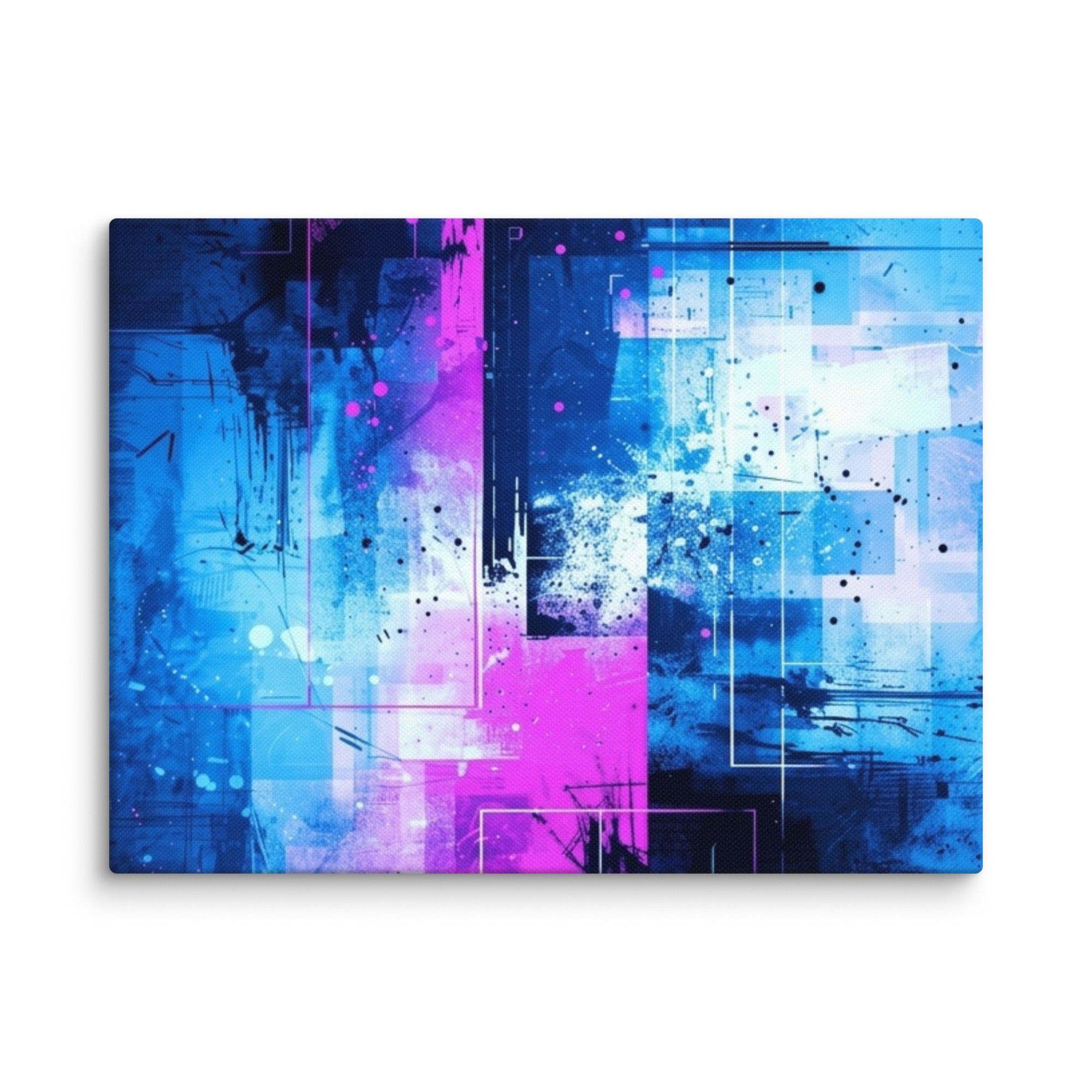 Canvas 'Neon wall art product image as a wall art in 32 x 48 inch statement piece