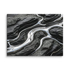 Basalt canvas print wall display image in 30 x 60 inch statement piece