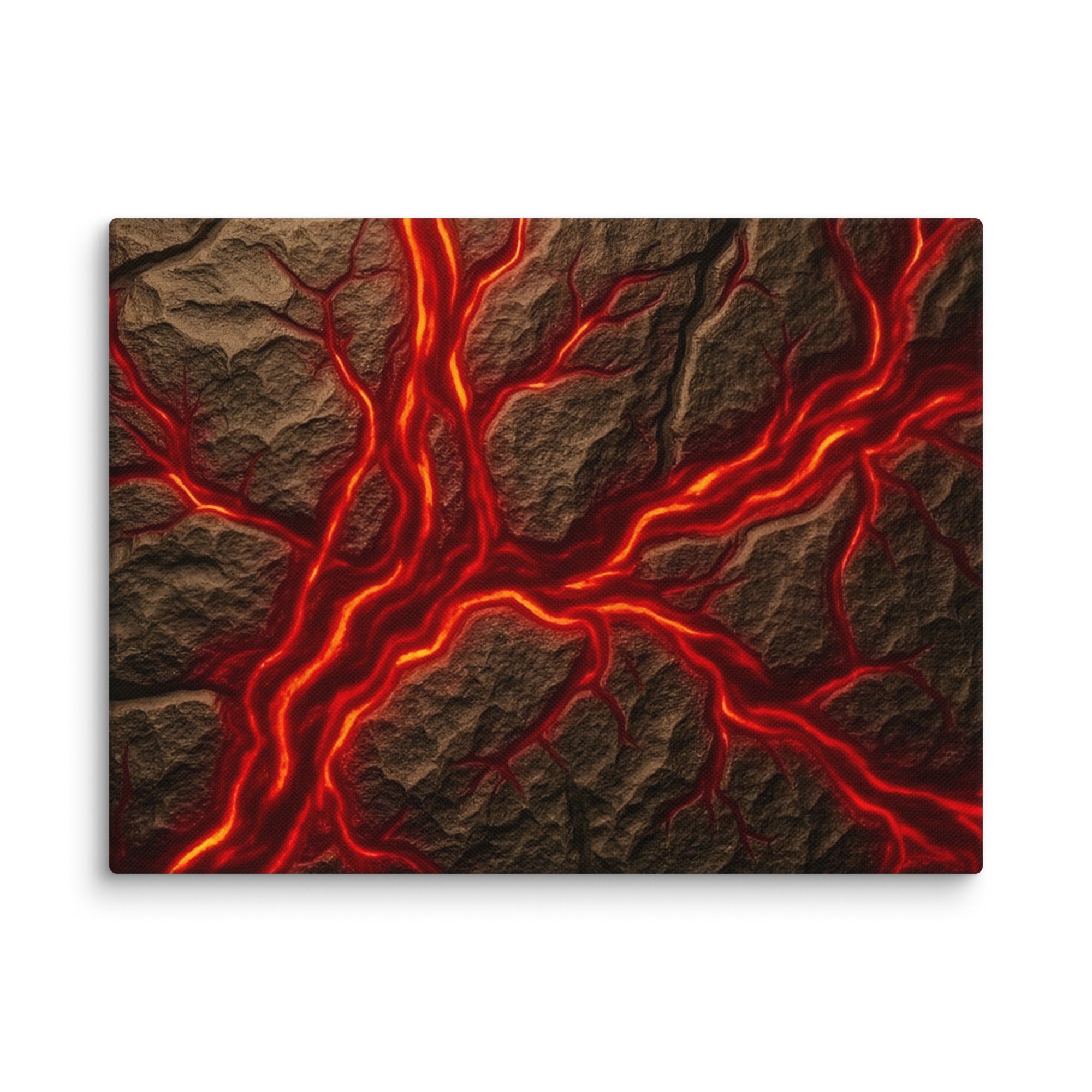 Magma canvas print image for product listing in 36 x 36 inch statement piece