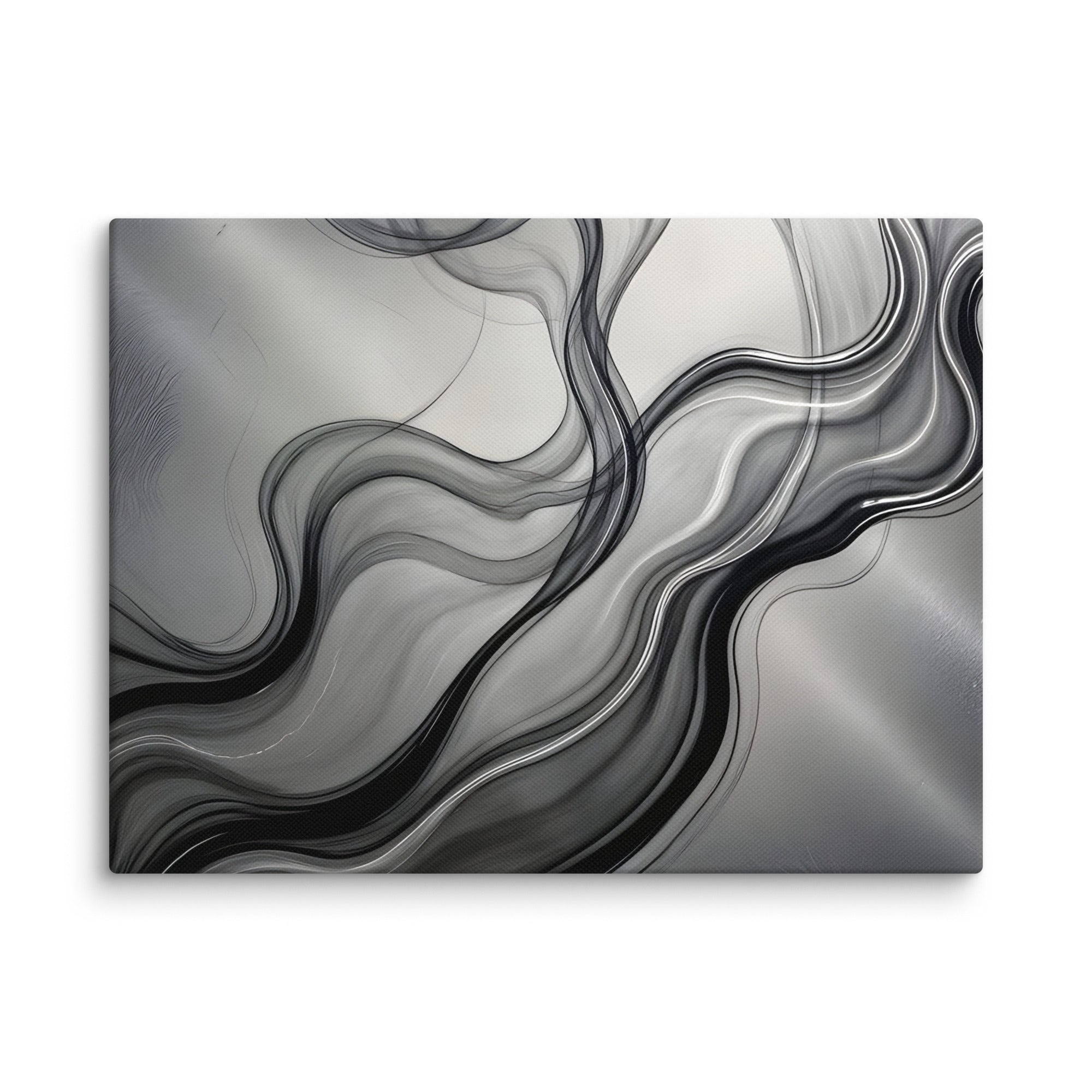 Smoke canvas print front-facing product image in 36 x 36 inch statement piece