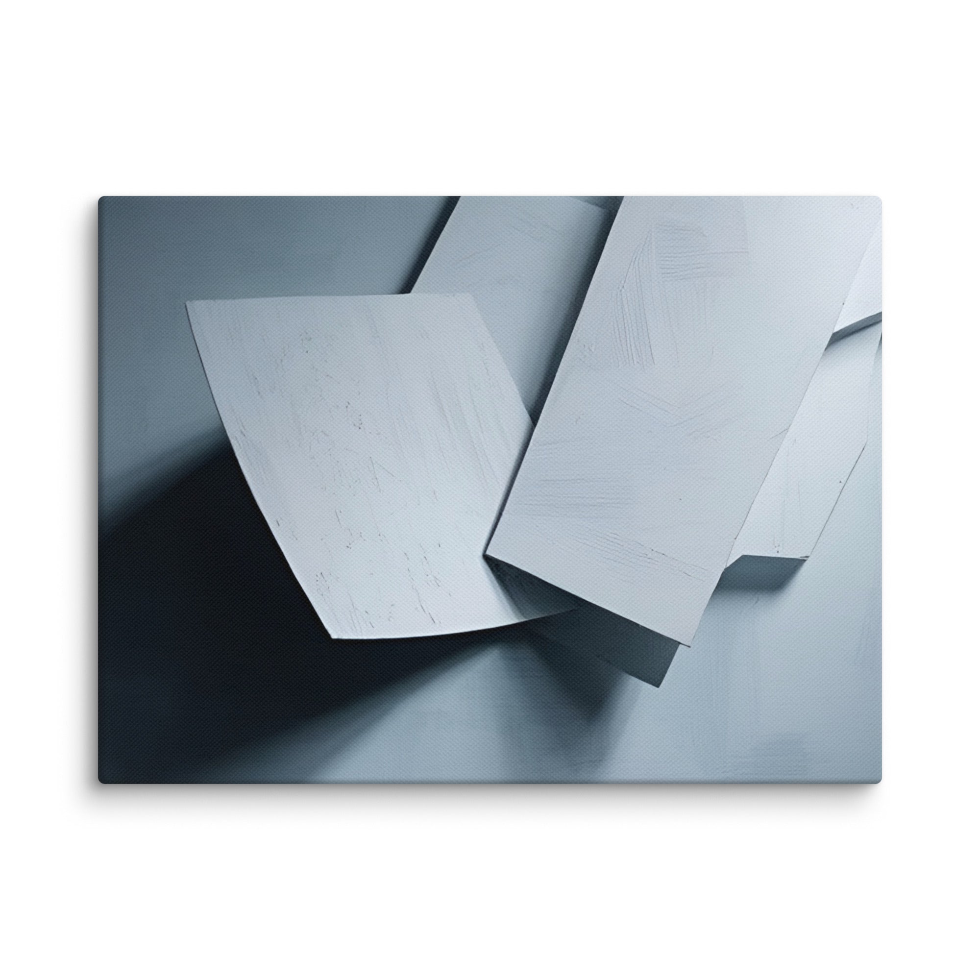 Silhouette canvas print front-facing product image in 36 x 36 inch statement piece