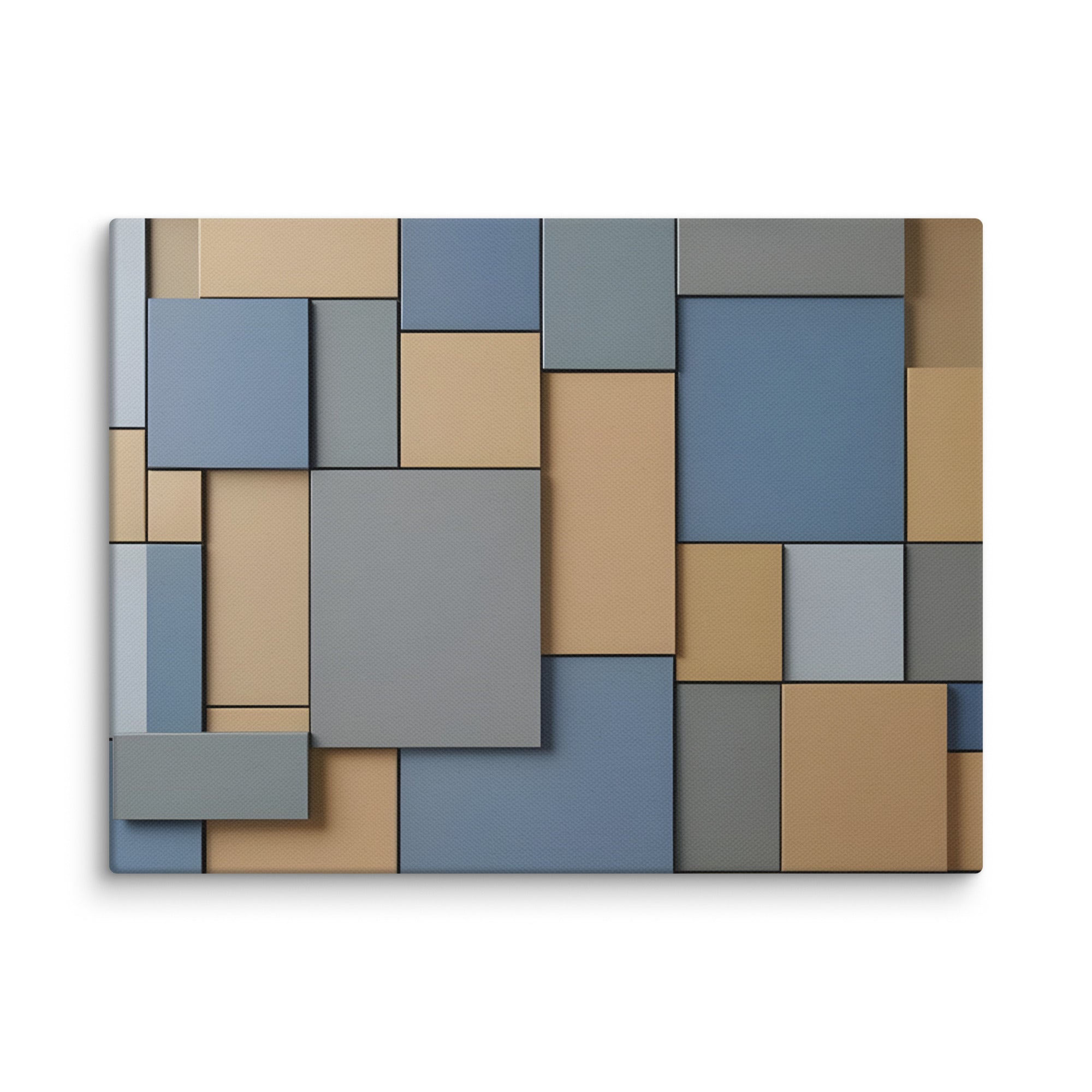 Agate canvas print front-facing product image in 36 x 36 inch statement piece