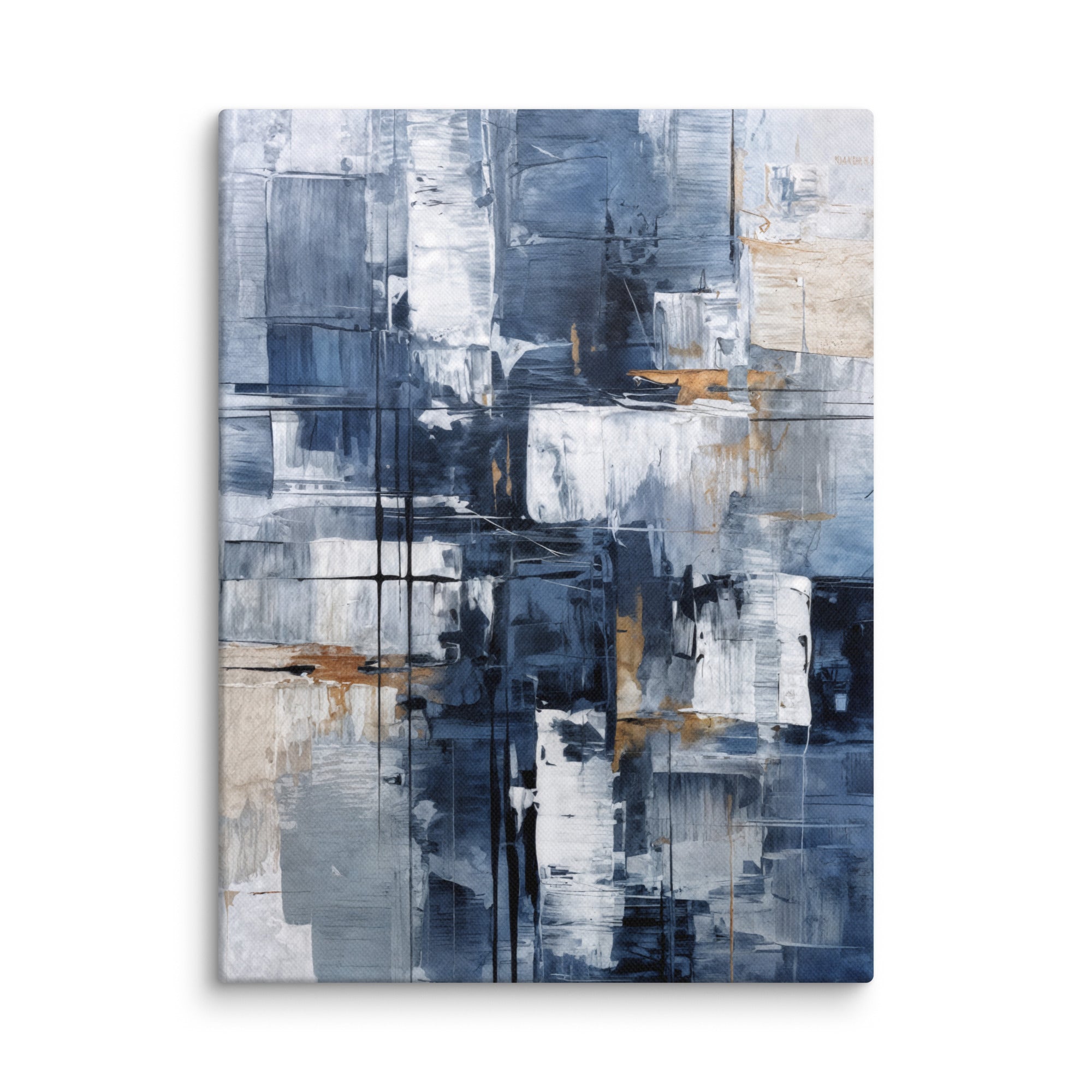 Push wall art product image as a canvas print in 32 x 48 inch statement piece