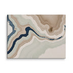 Terrace canvas artwork with stepped stone-like shelves and warm mineral gradients, shown on white.