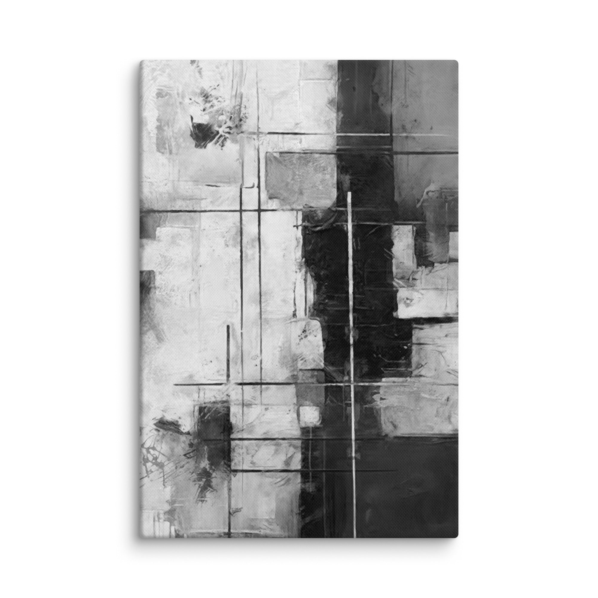 Beware wall art product image as a canvas urban in 12 x 18 inch universal size