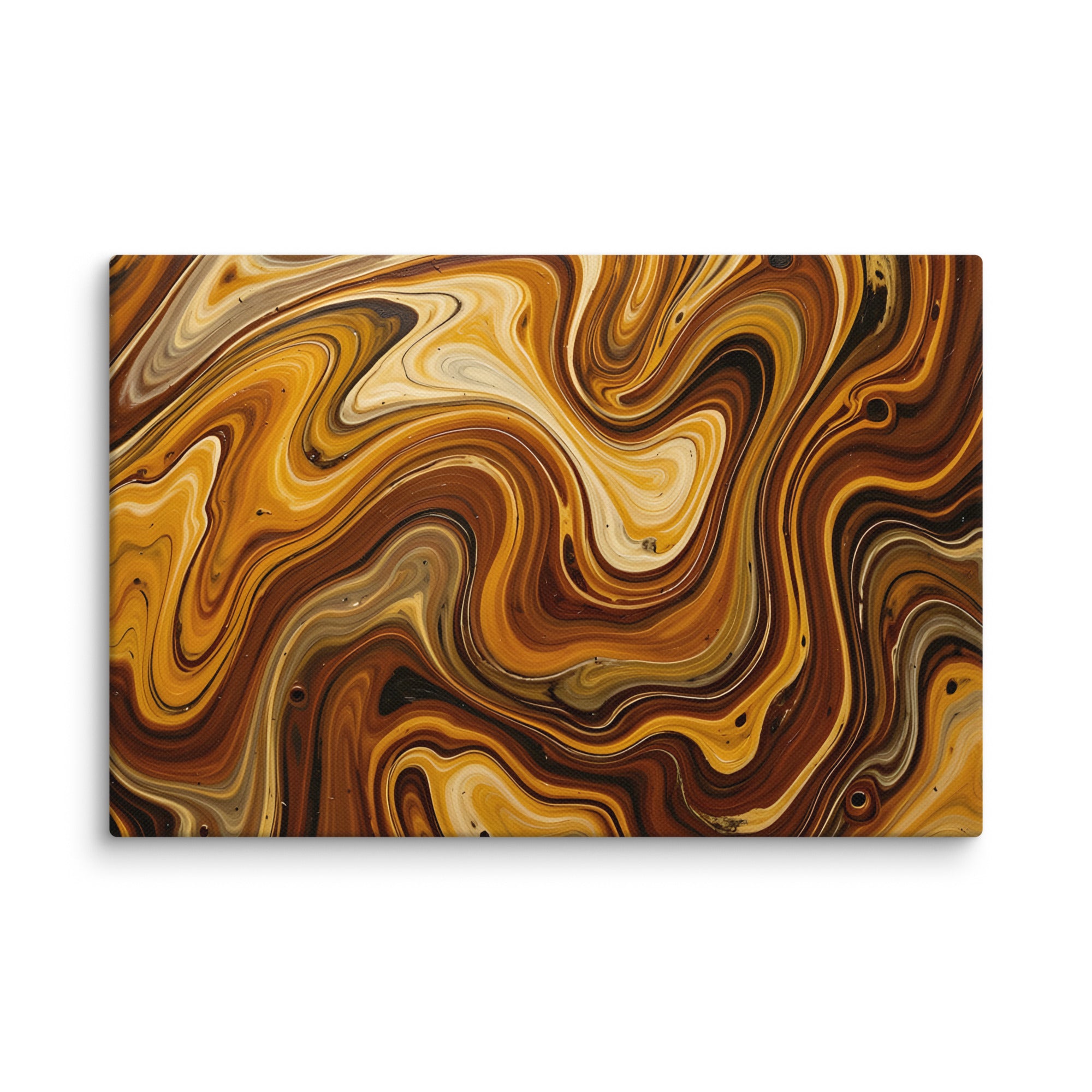 Molten Earth canvas print product mockup in 9 x 12 inch universal size