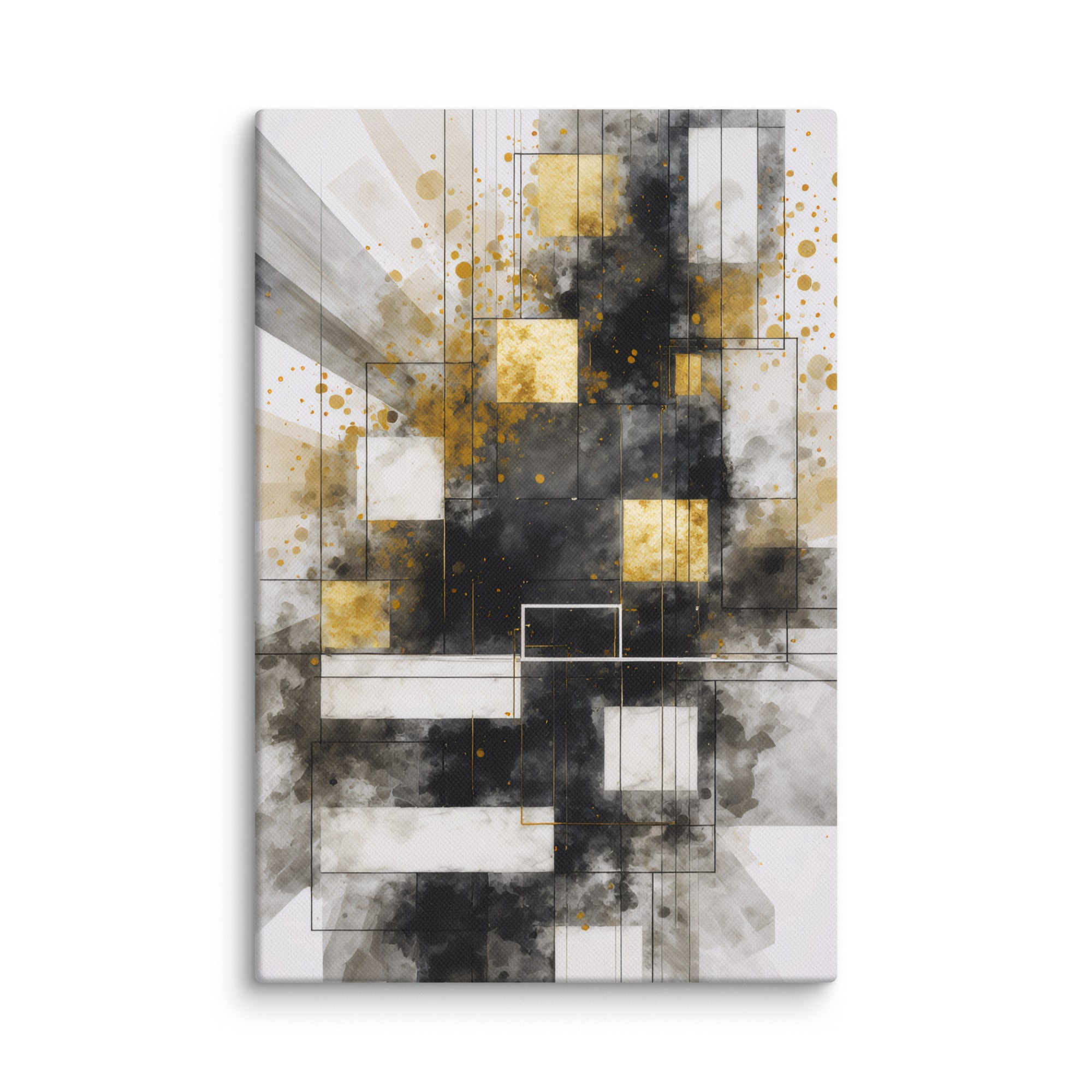 Oriana canvas print product mockup in 9 x 12 inch universal size
