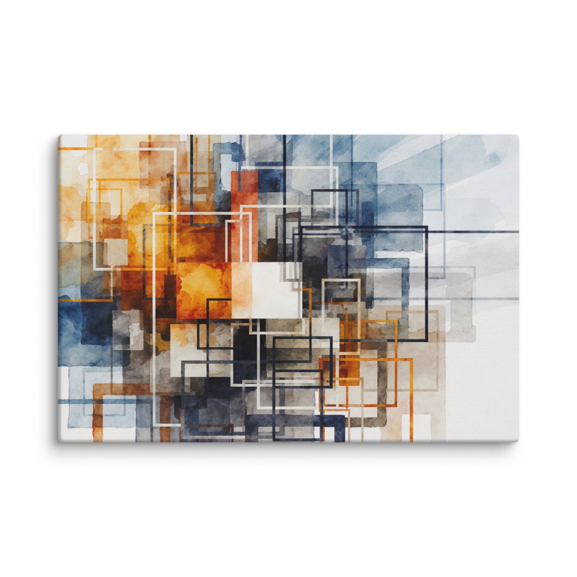 Tessera canvas print product mockup in 9 x 12 inch universal size