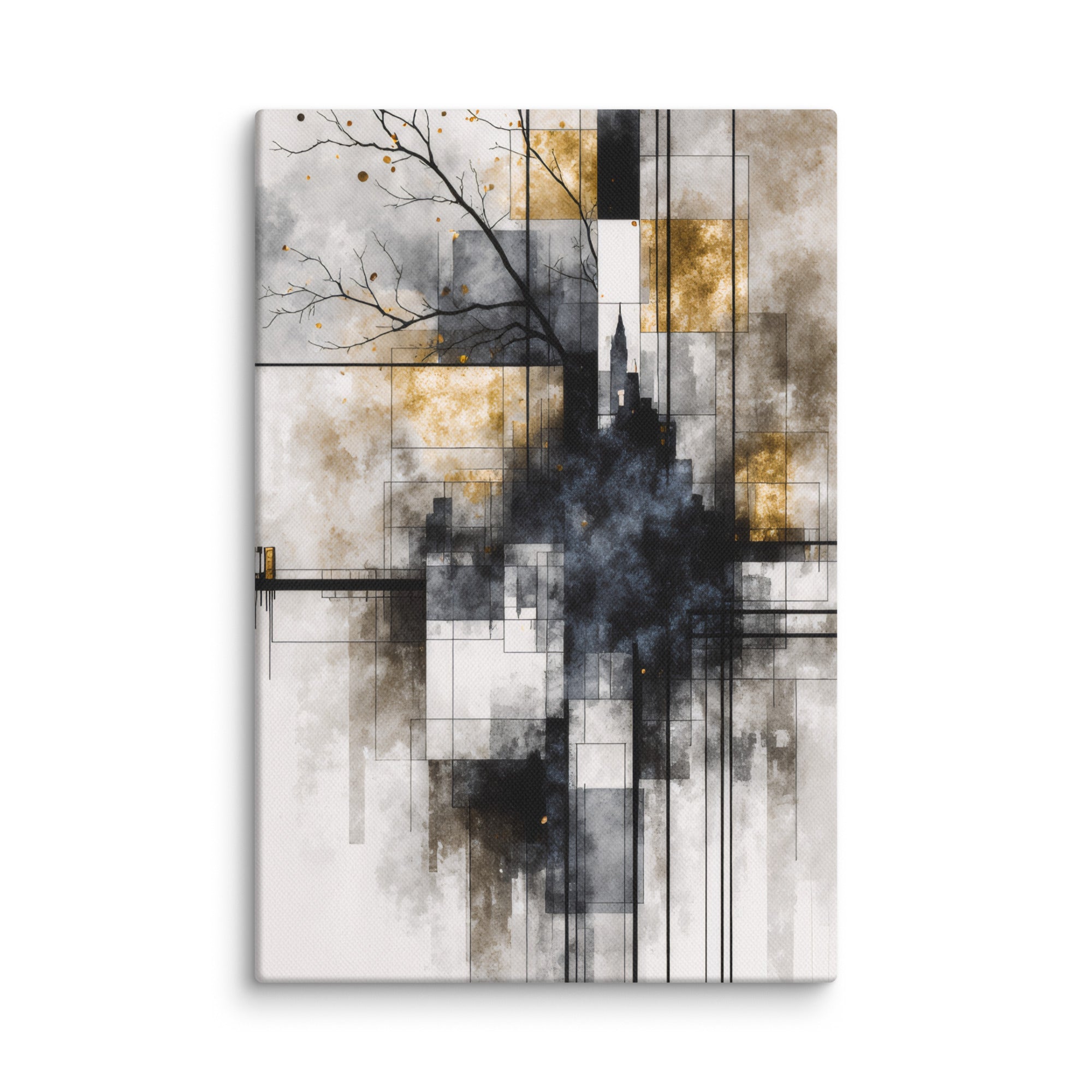 Brasier canvas print front-facing product image in 24 x 48 inch statement piece