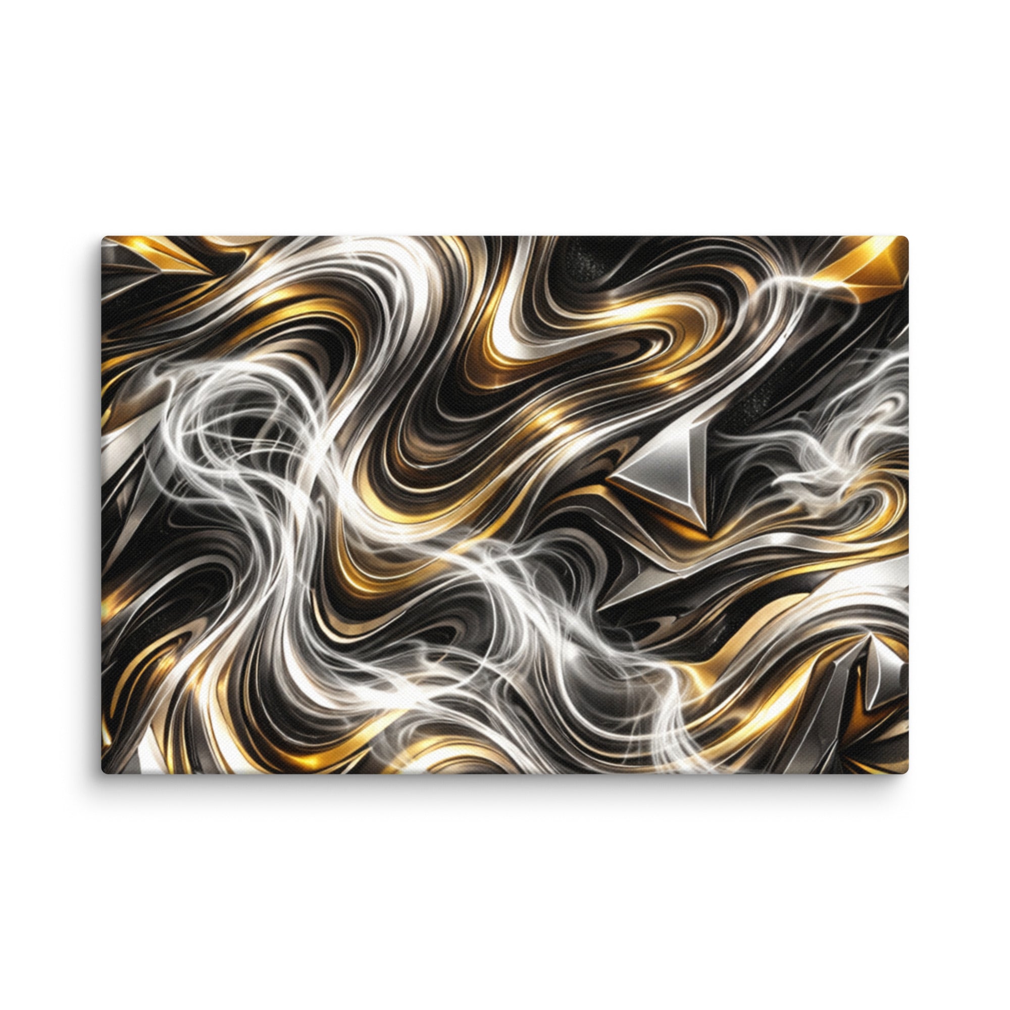 Ouro canvas print product mockup in 9 x 12 inch universal size